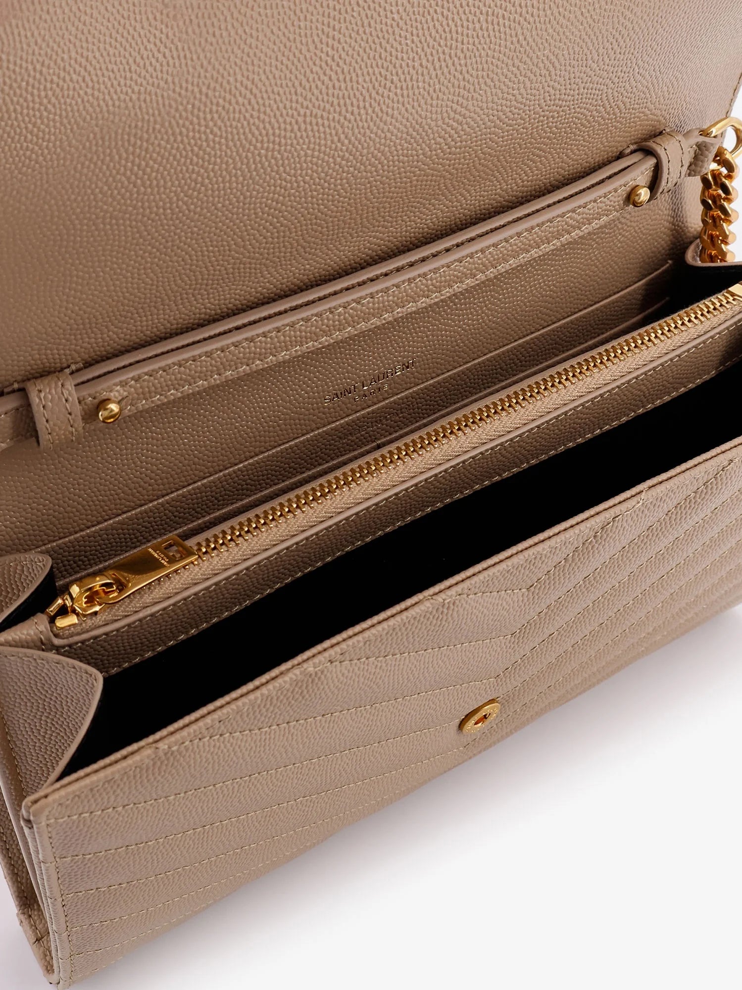 Leather crossbody bag with metal Cassandre logo