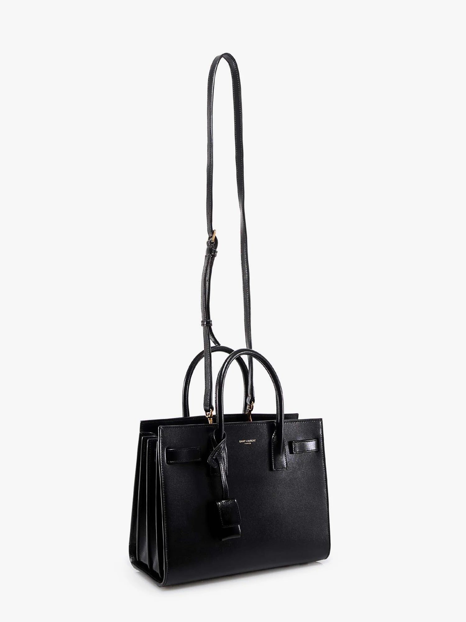 Baby Sac de Jour leather handbag with padlock