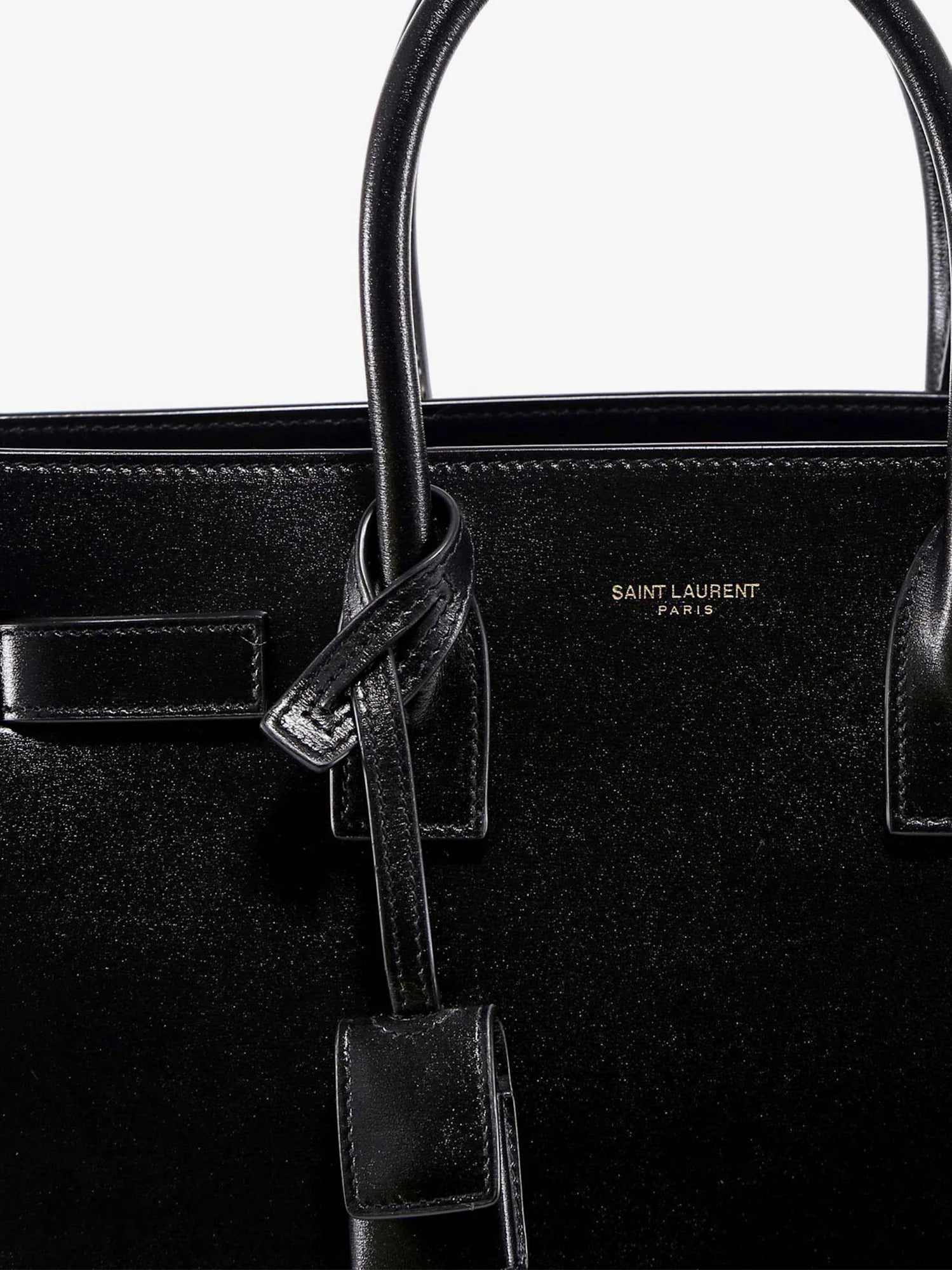Baby Sac de Jour leather handbag with padlock
