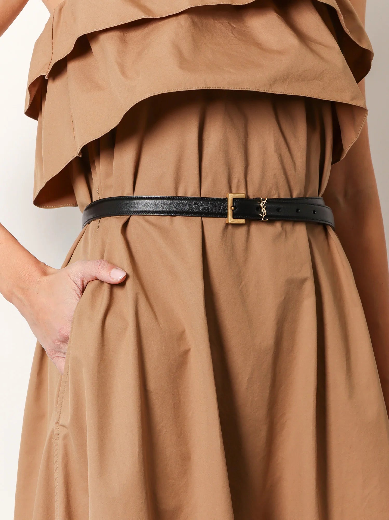 Leather belt