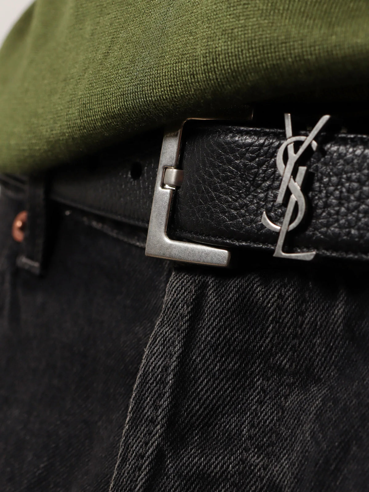 Leather belt