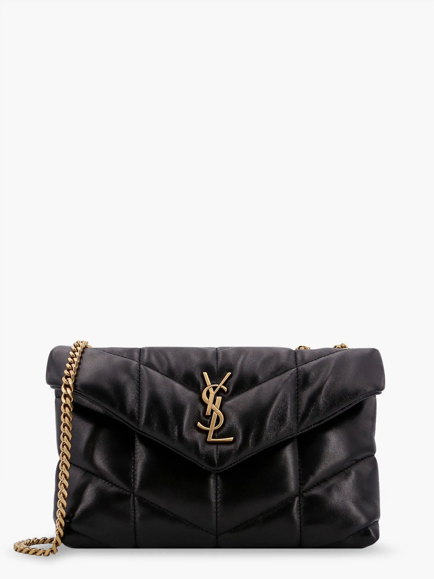 Loulou Puffer Toy matelassé leather crossbody bag