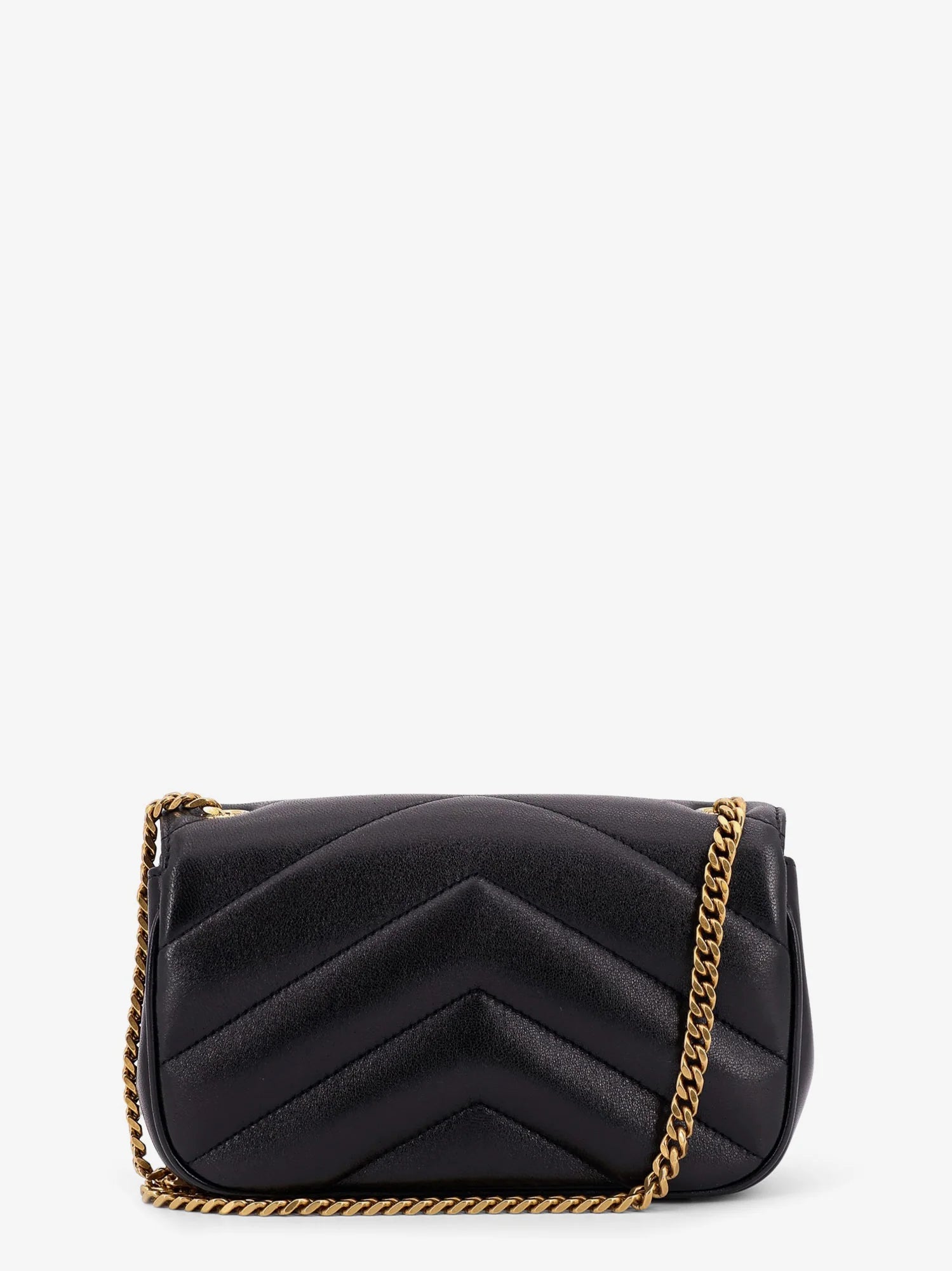 Loulou Mini crossbody bag with chevron stitching