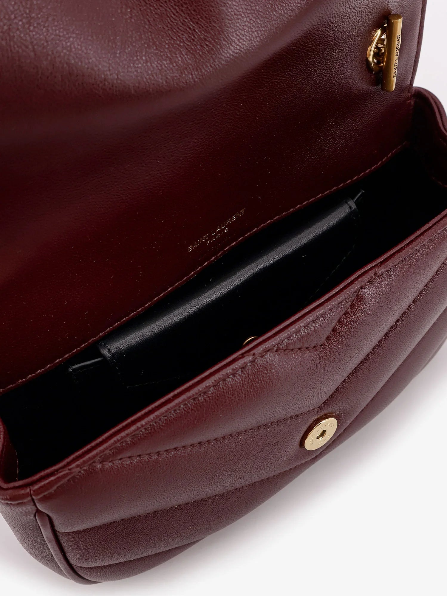 Loulou Mini crossbody bag with chevron stitching