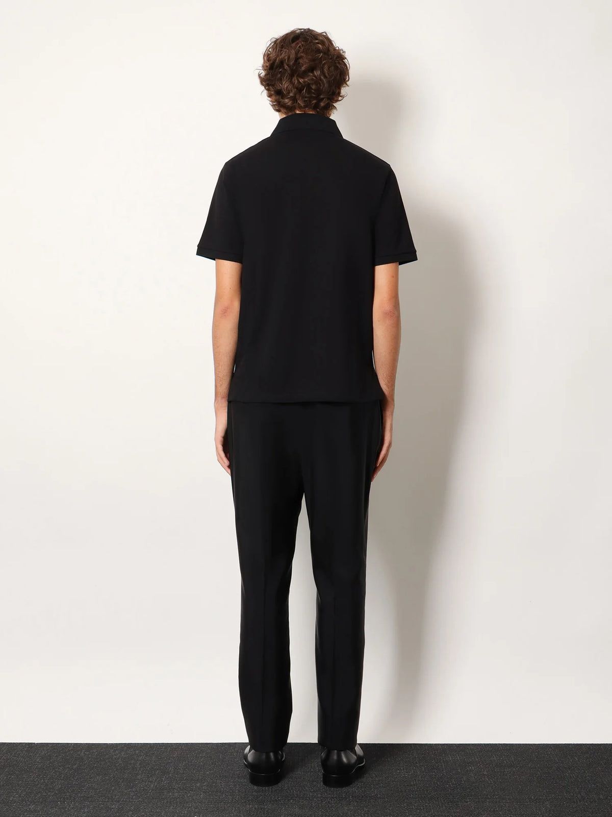 Cotton blend polo shirt with Cassandre embroidery