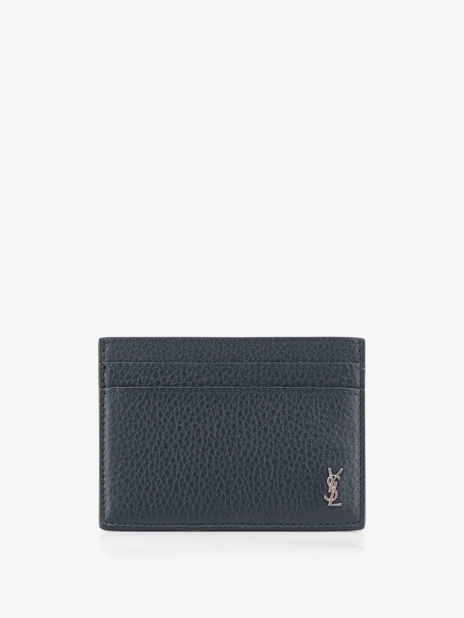 Tiny Cassandre textured leather card holder