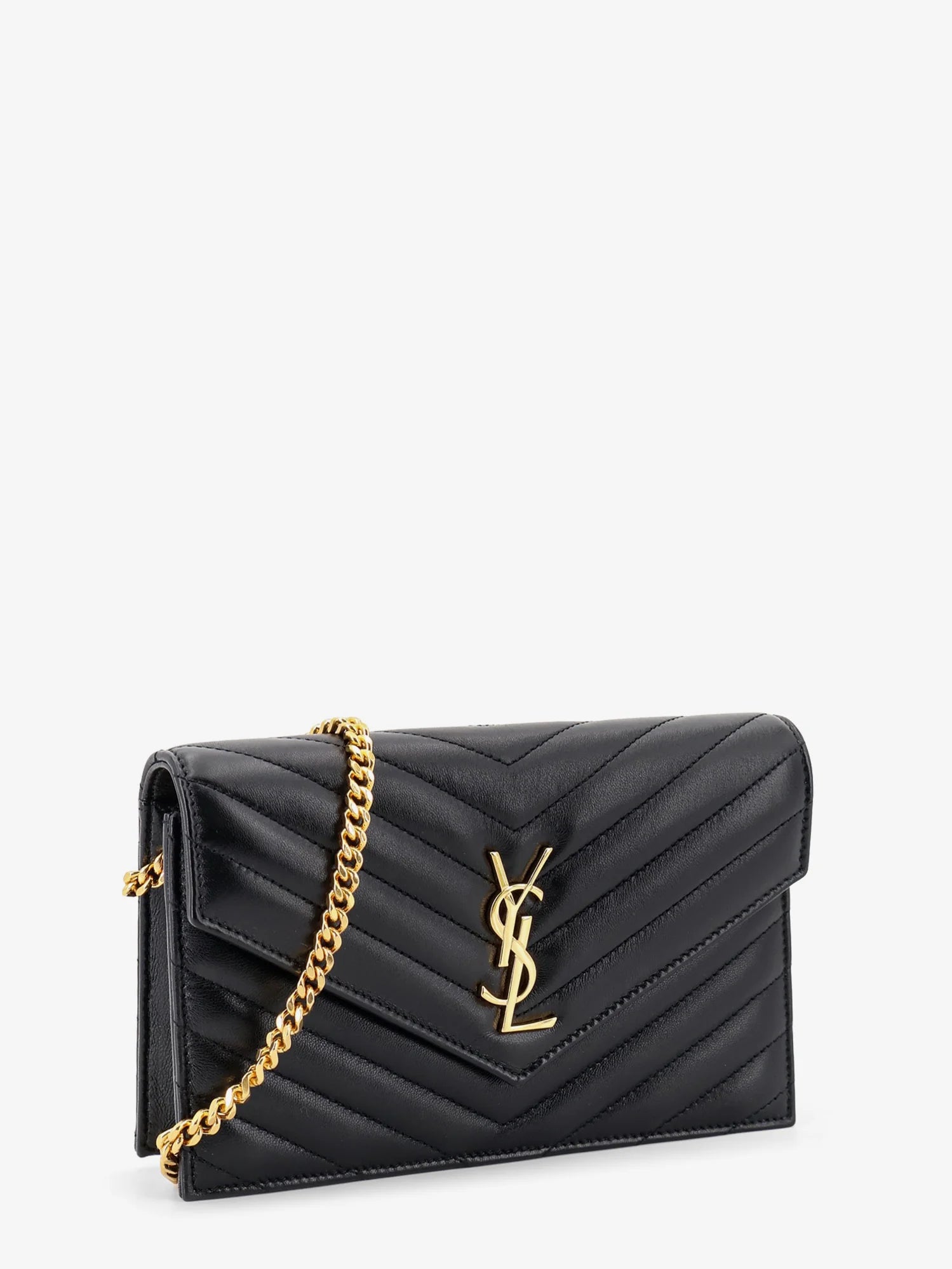 Envelope leather crossbody bag