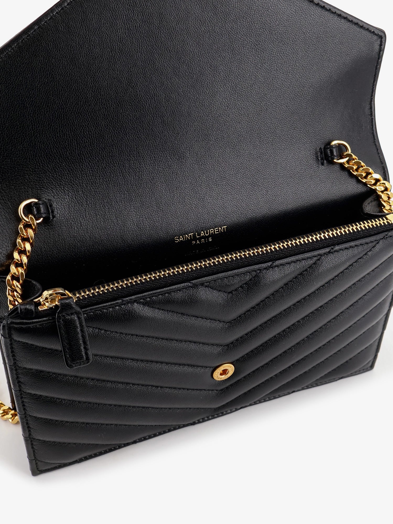 Envelope leather crossbody bag