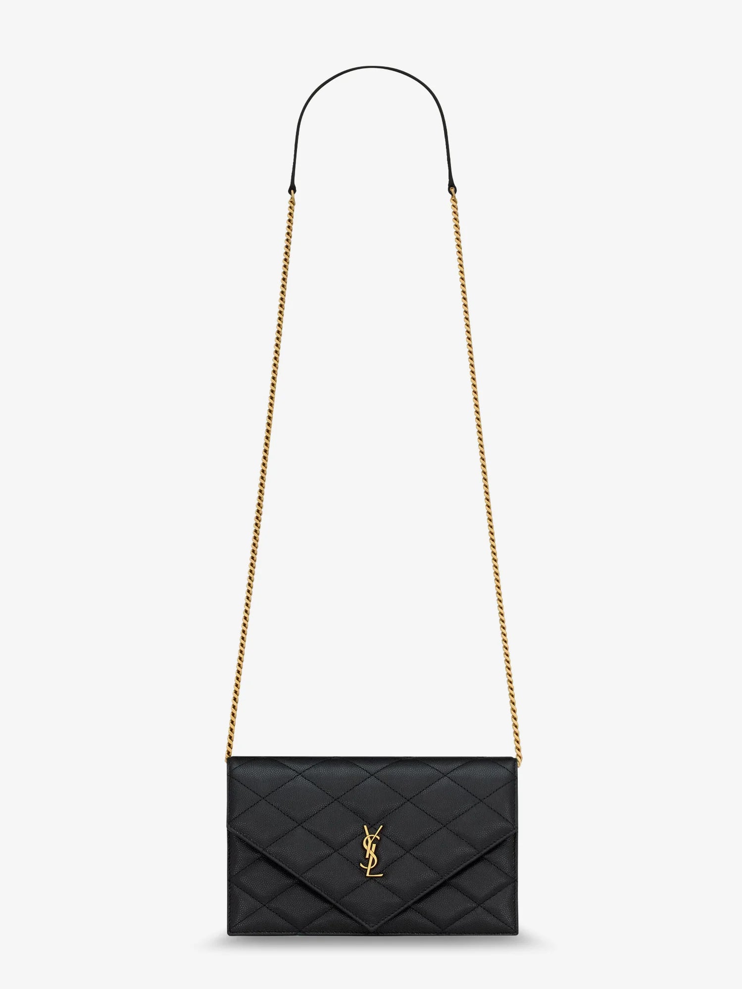 Paris leather crossbody bag with metal Cassandre logo