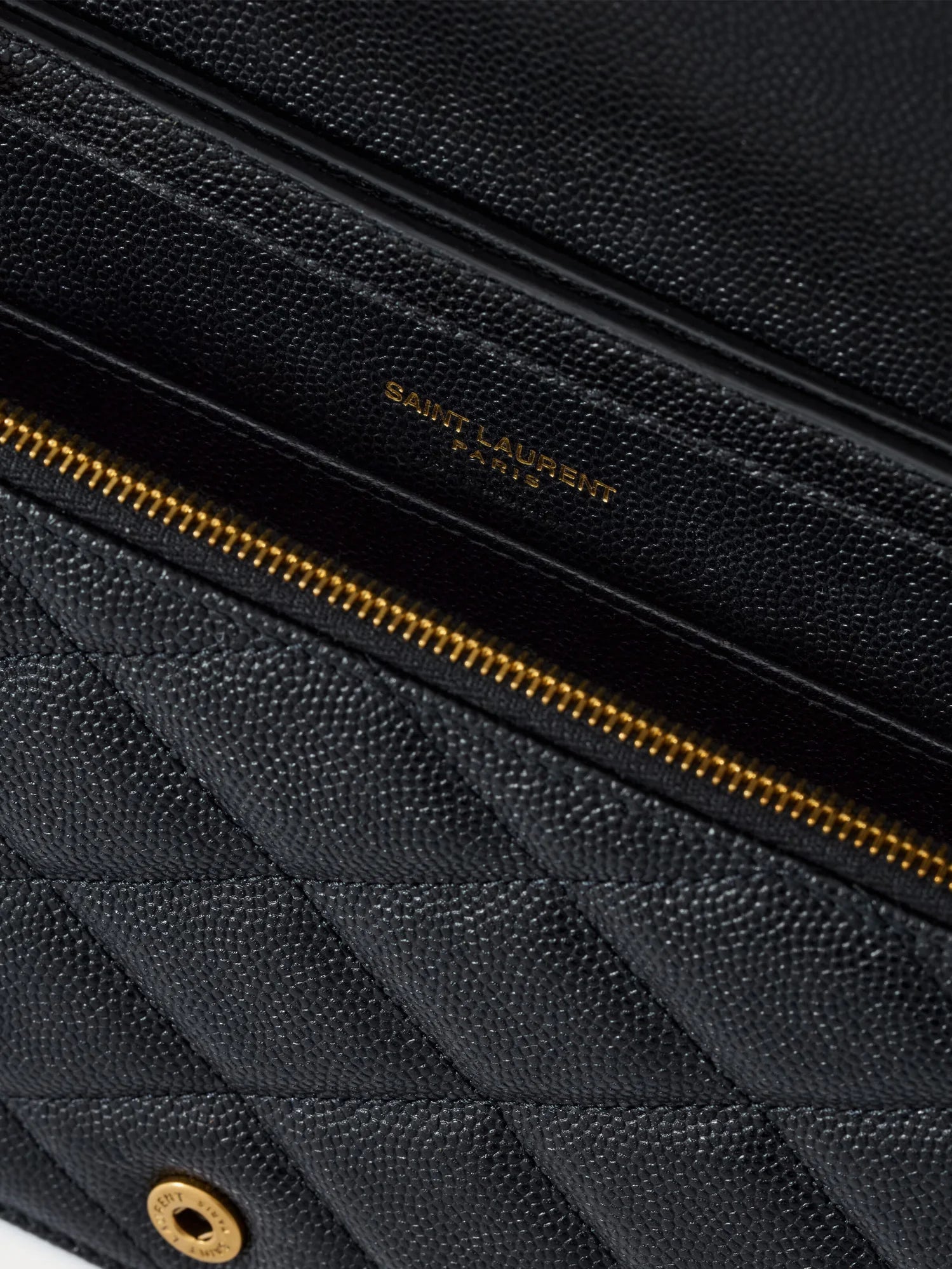 Paris leather crossbody bag with metal Cassandre logo