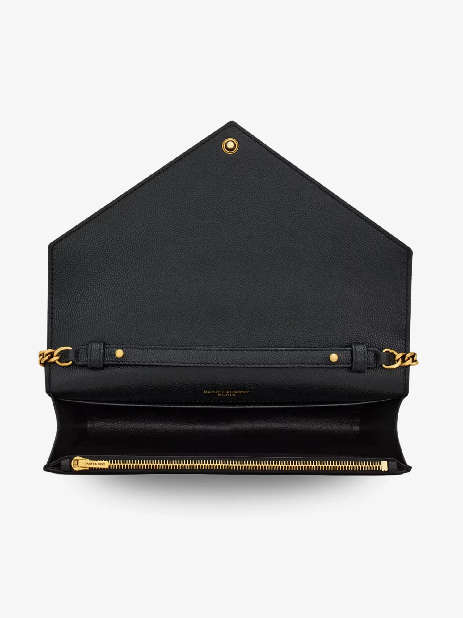 Paris leather crossbody bag with metal Cassandre logo