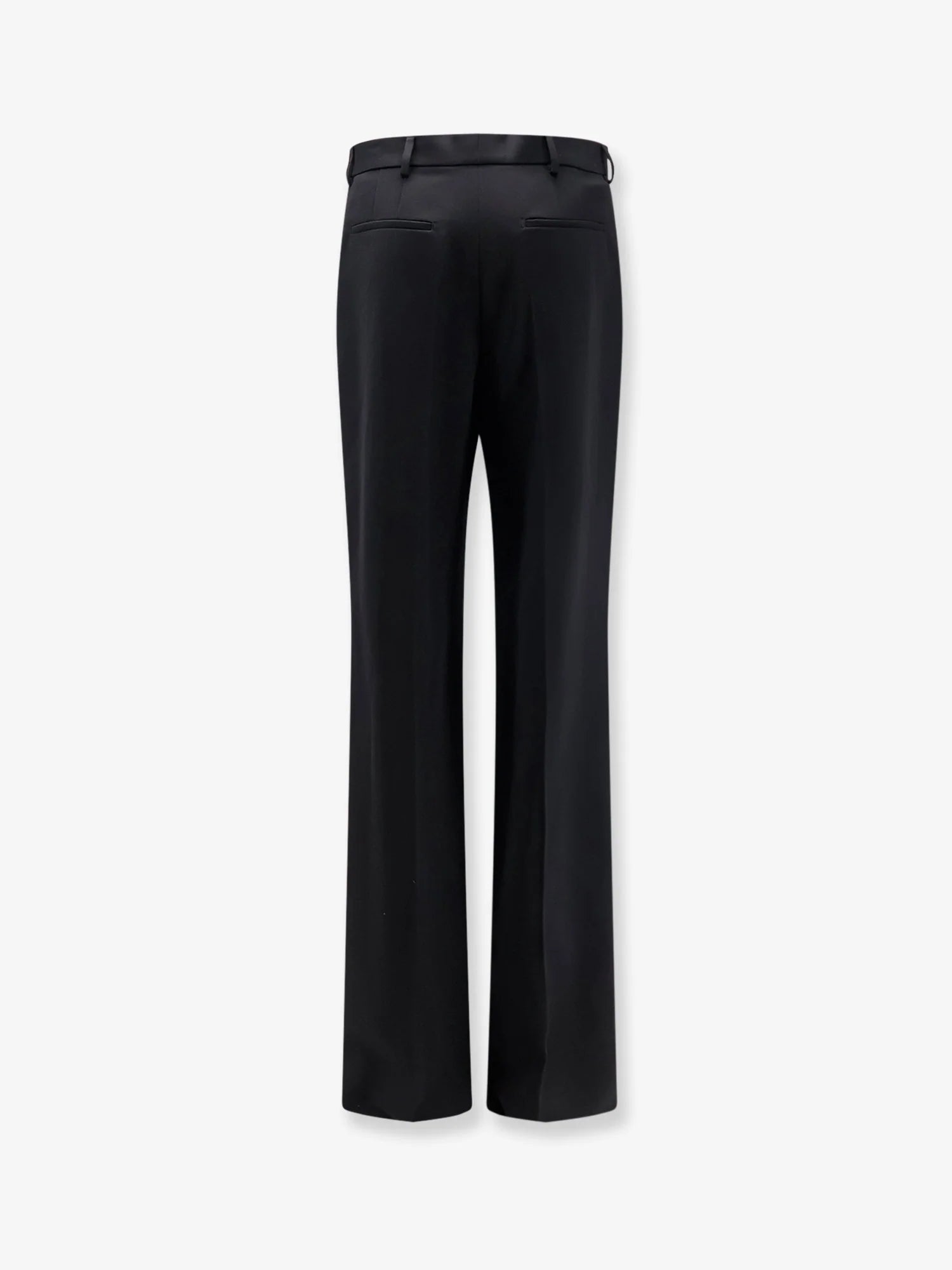 Fluid tailored certified wool trousers