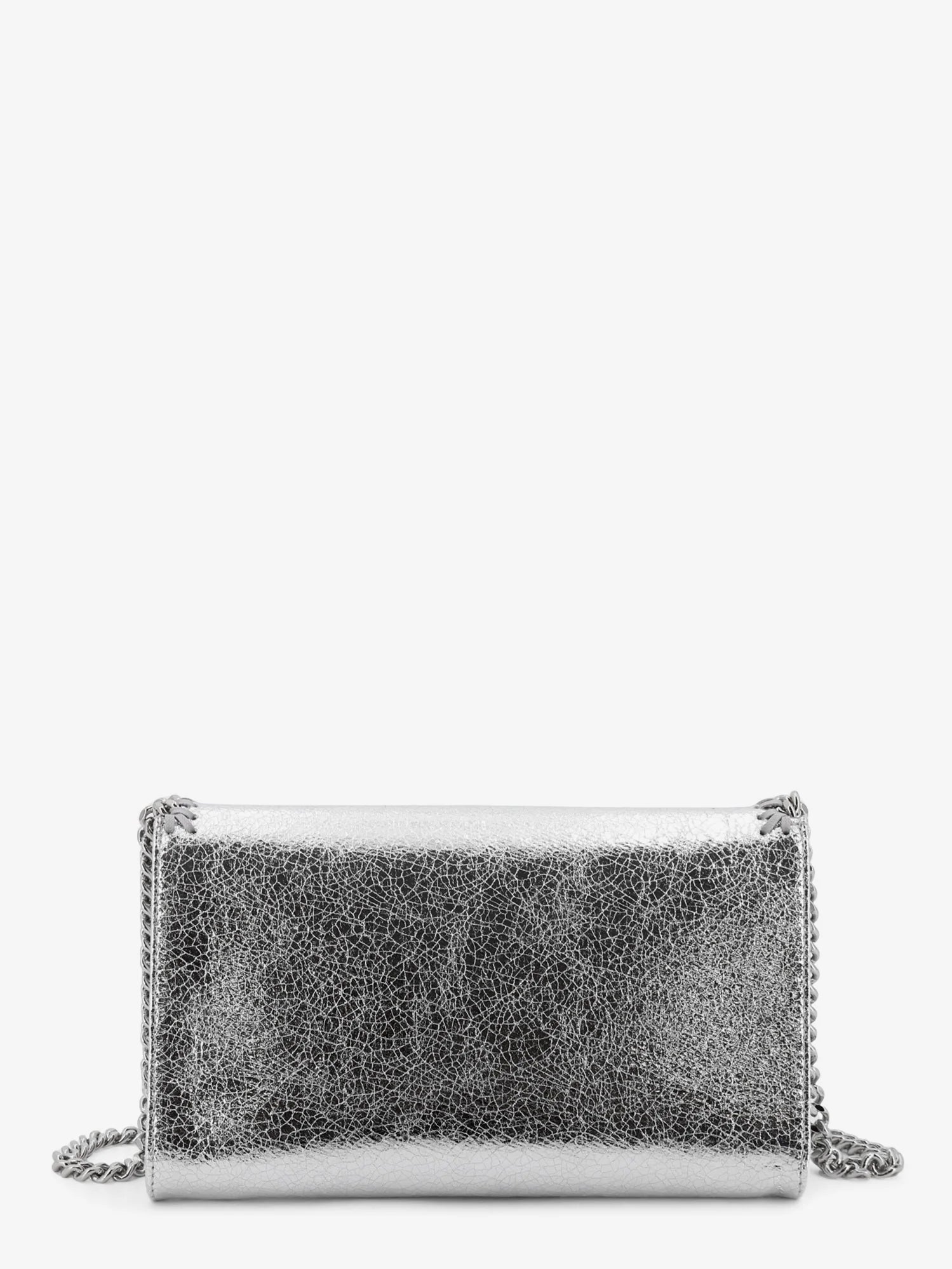 Falabella metallic fabric crossbody bag