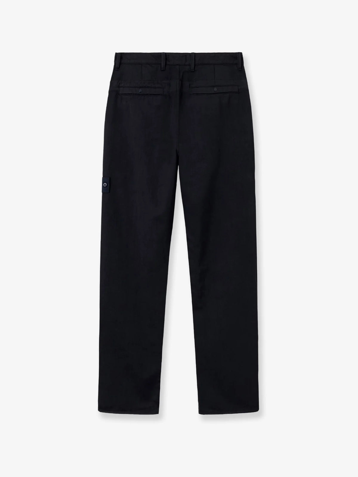 Wool and cotton blend trousers