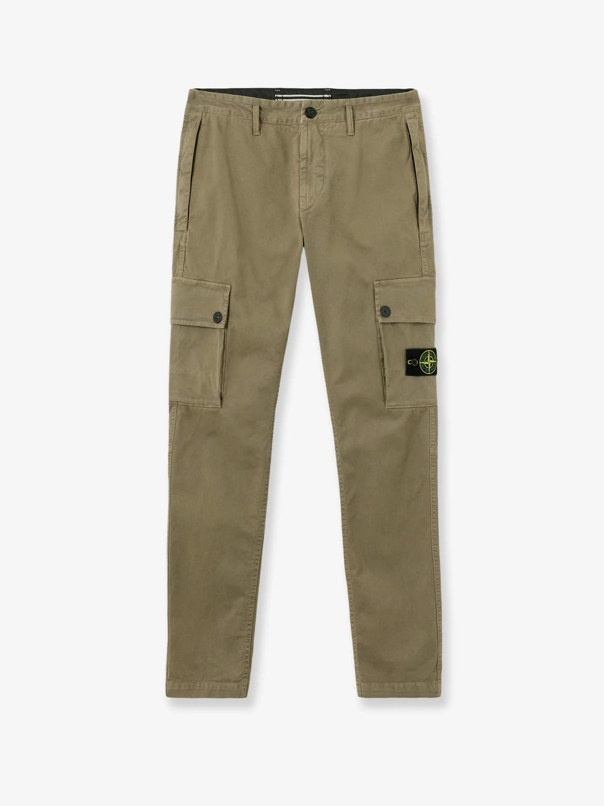 Cotton blend cargo trousers
