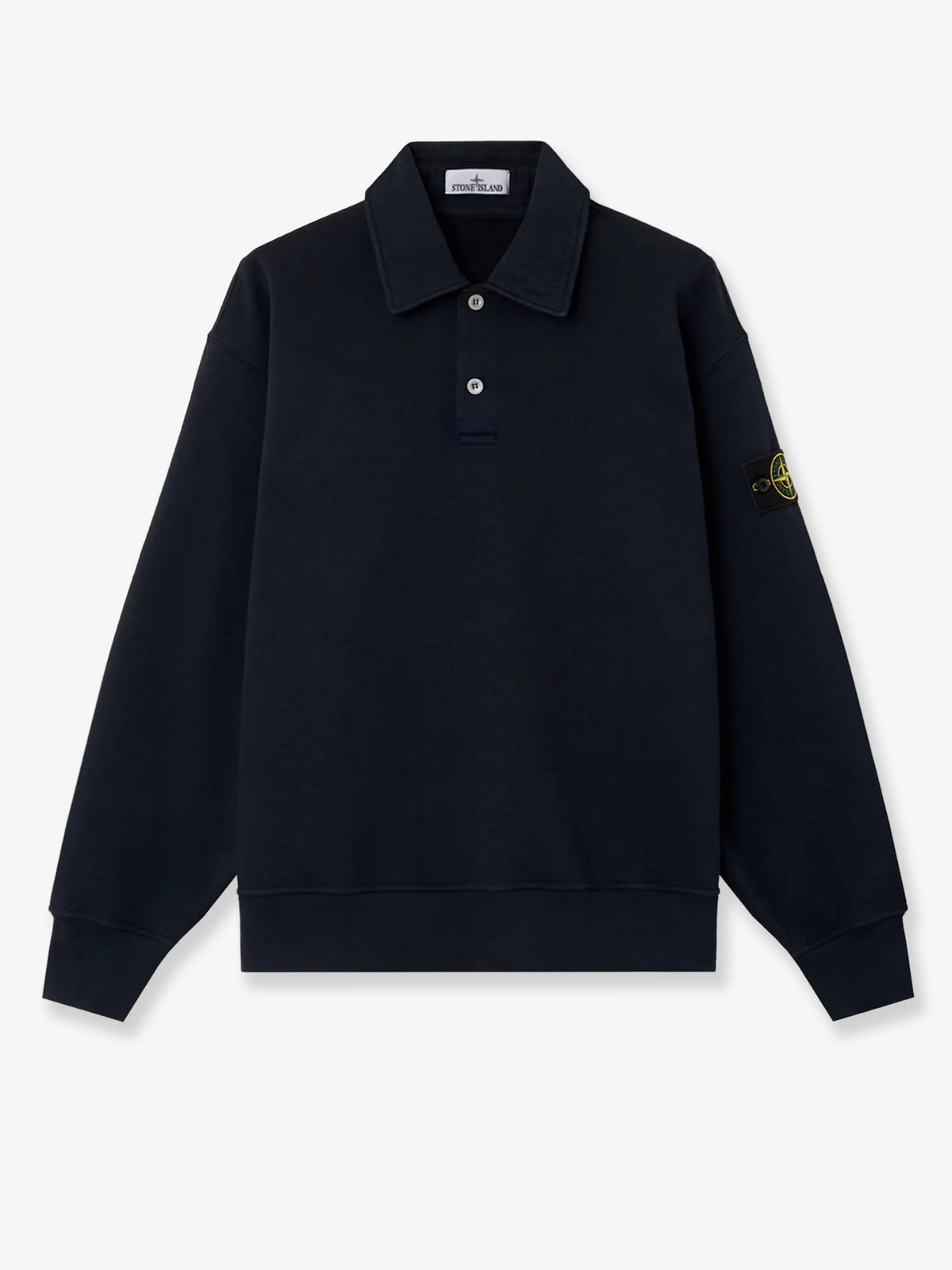 Oversized cotton polo shirt