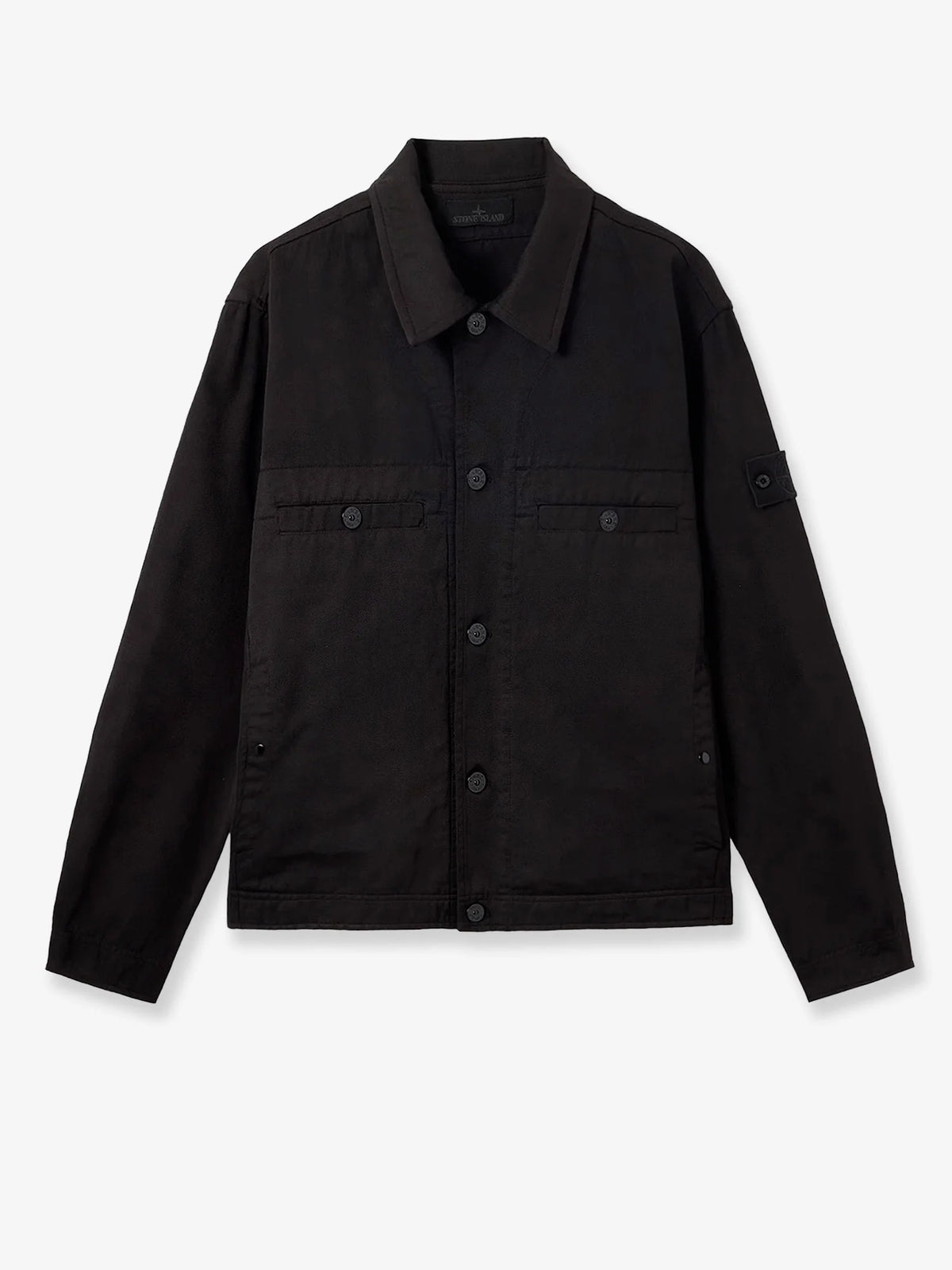 Raw Hand Wool Cotton Gabardine-TC S.I: Ghost wool and cotton blend jacket