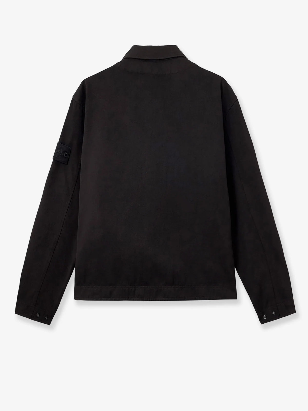 Raw Hand Wool Cotton Gabardine-TC S.I: Ghost wool and cotton blend jacket