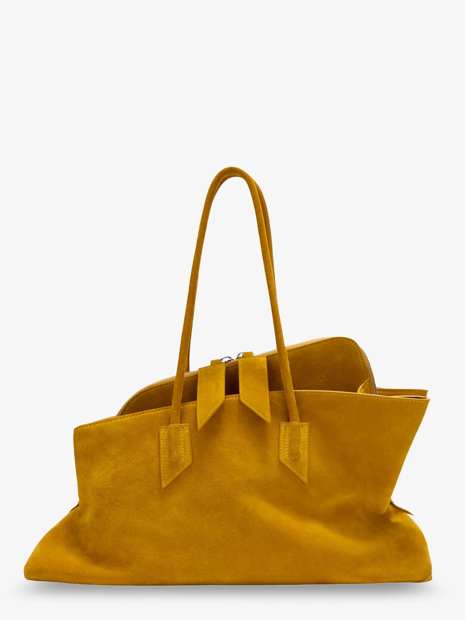 La Passeggiata suede shoulder bag