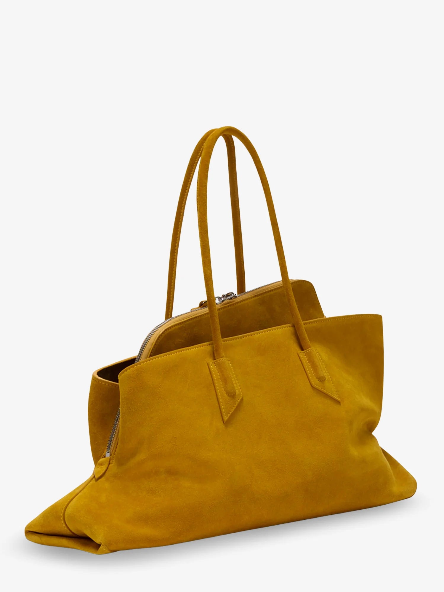 La Passeggiata suede shoulder bag
