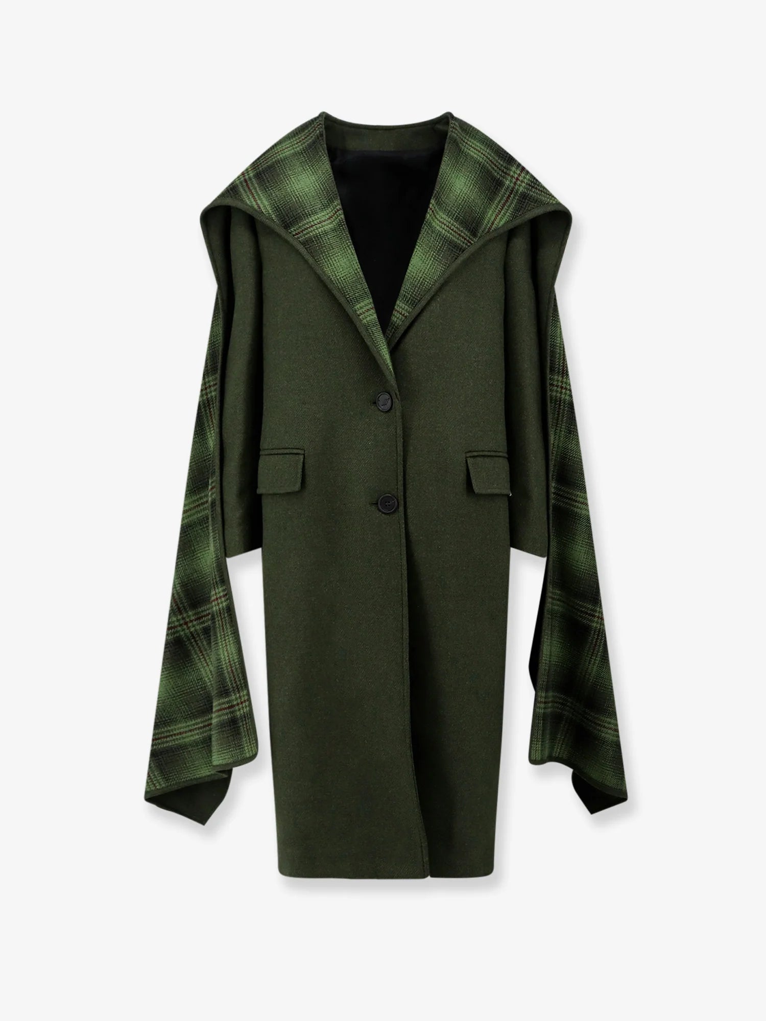 Wool blend coat
