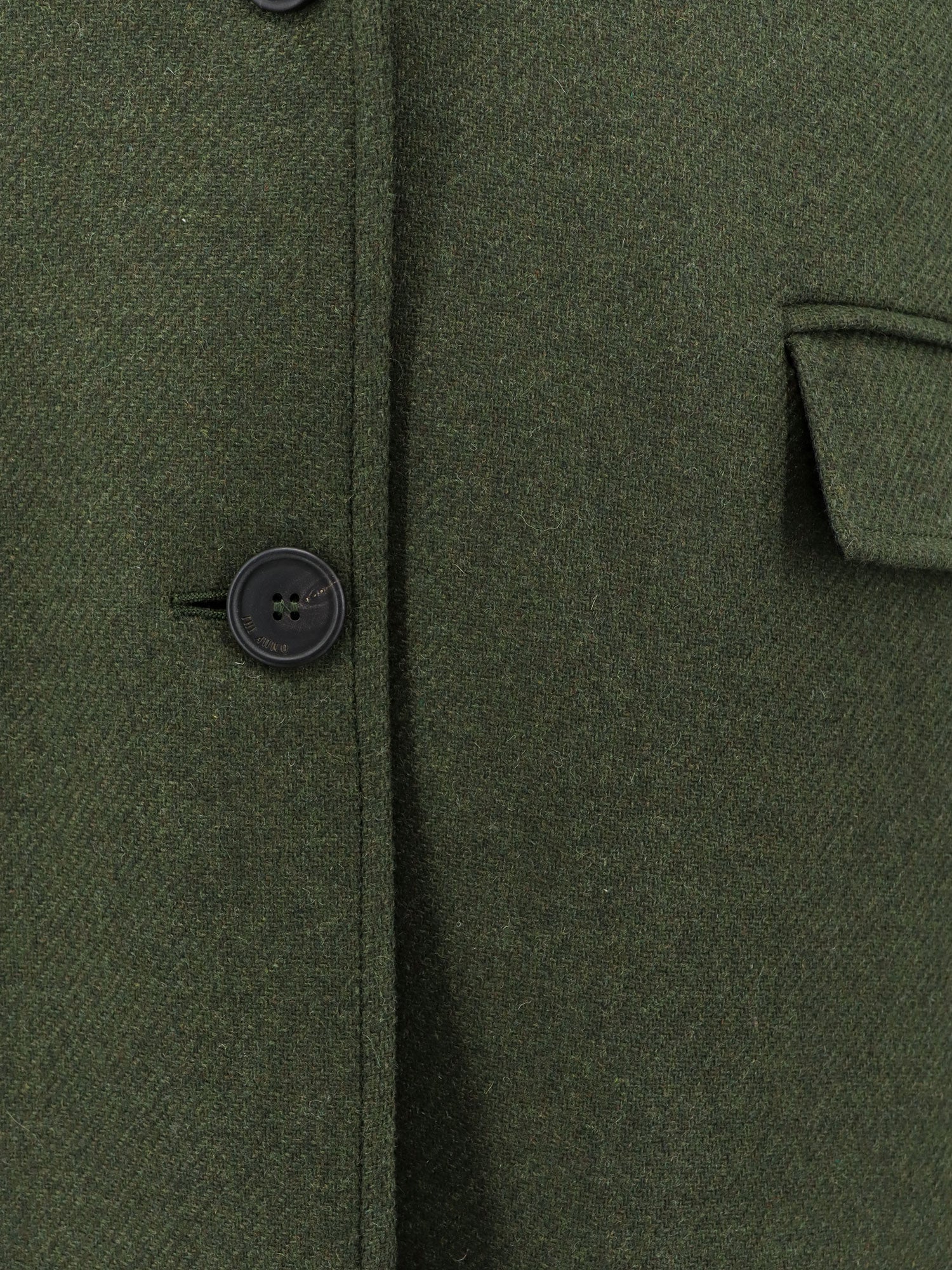 Wool blend coat