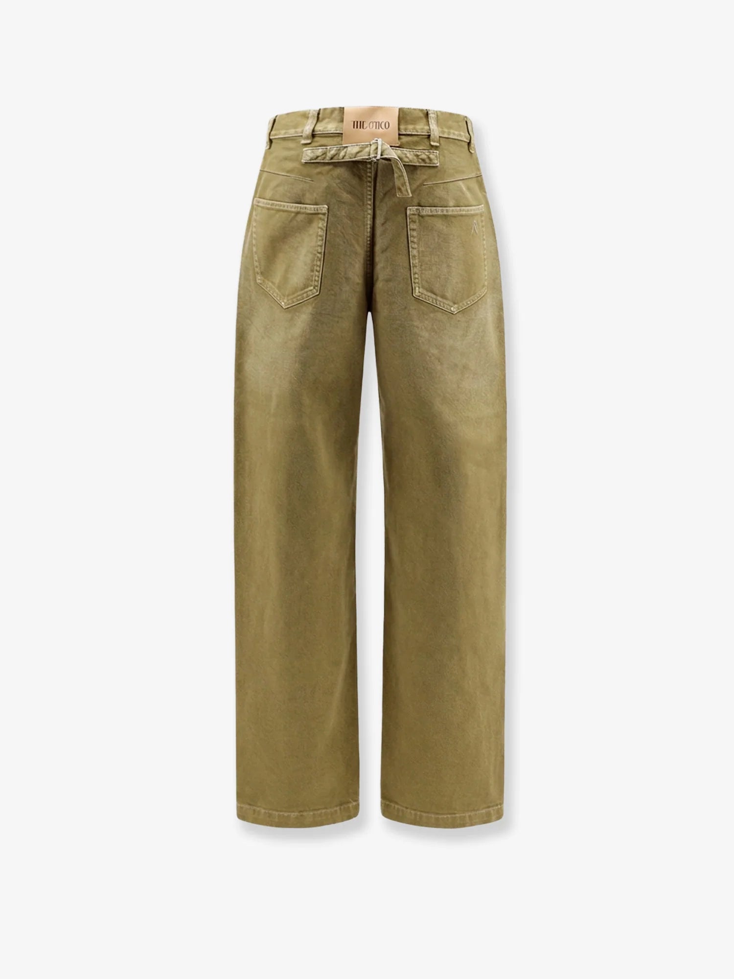 Faded effect denim
