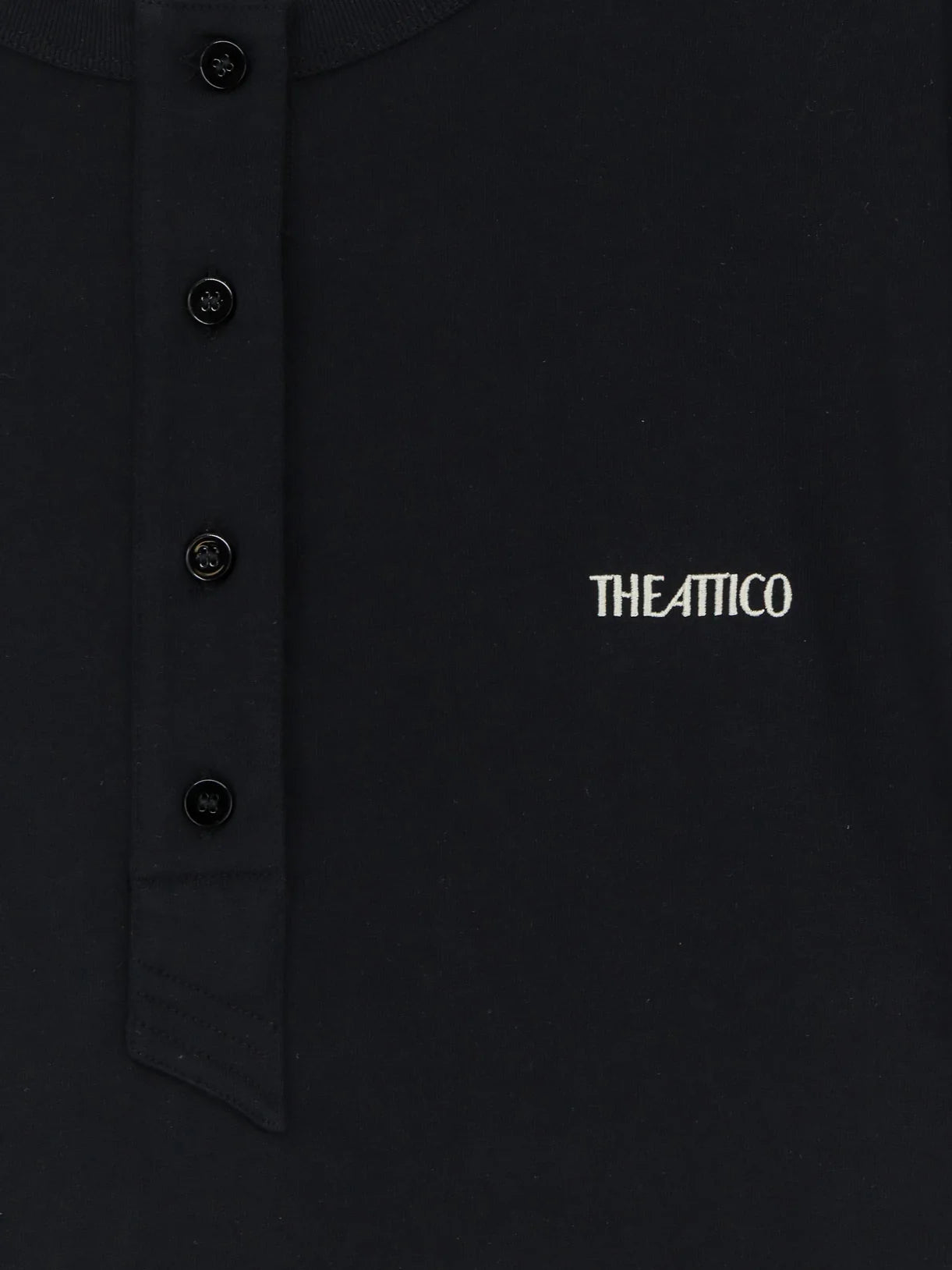 Cotton T-shirt with embroidered logo on the front