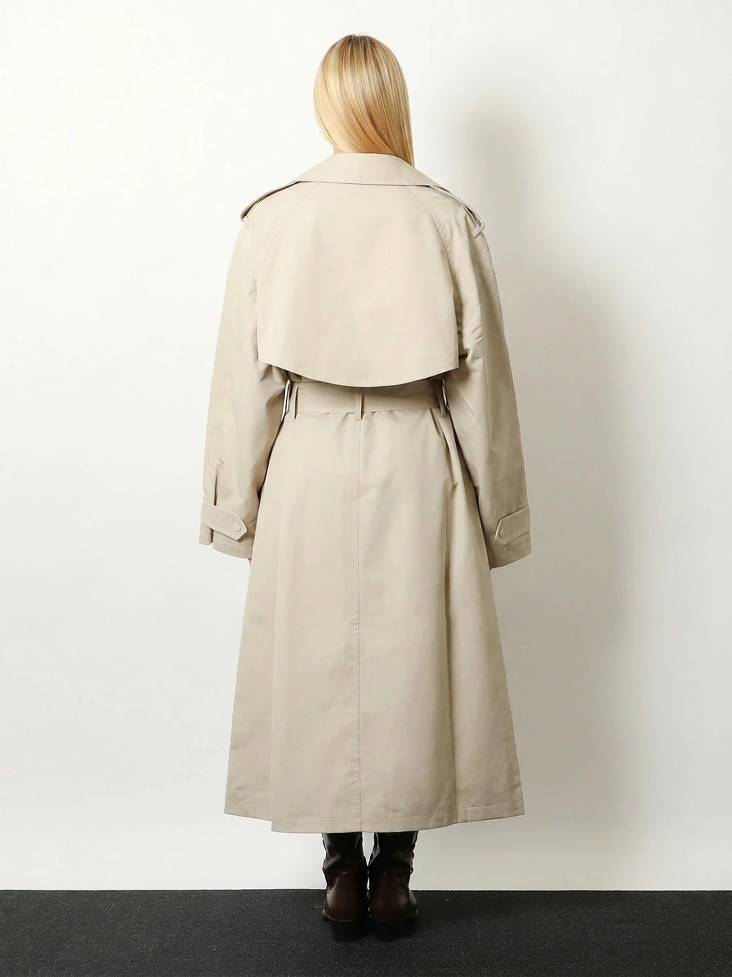 Riva cotton blend trench coat