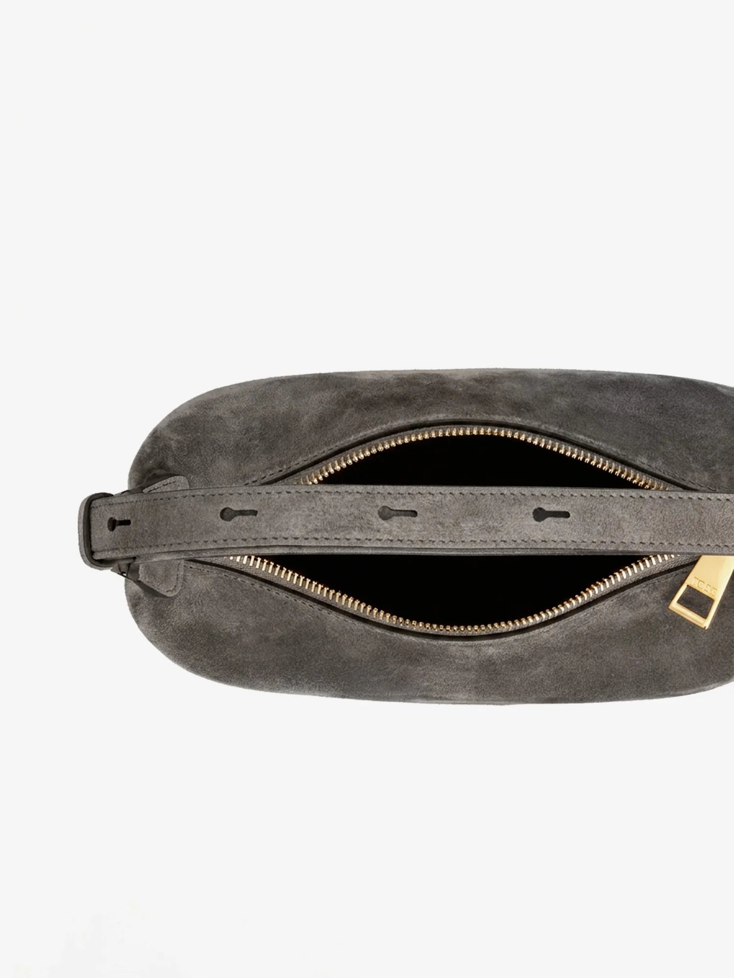Mini Bag Metal Dots suede shoulder bag