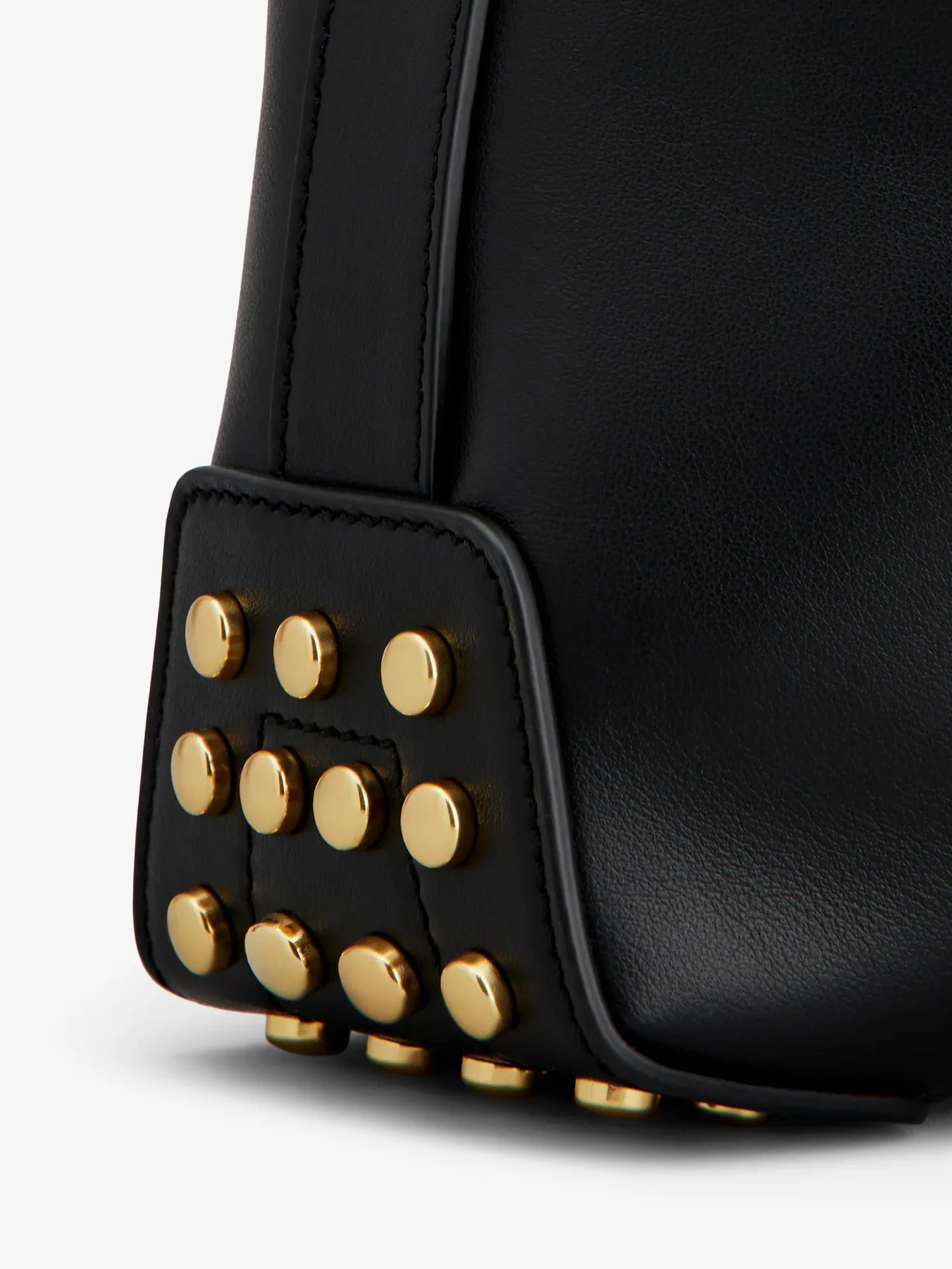 Mini Bag Metal Dots Leather Shoulder Bag