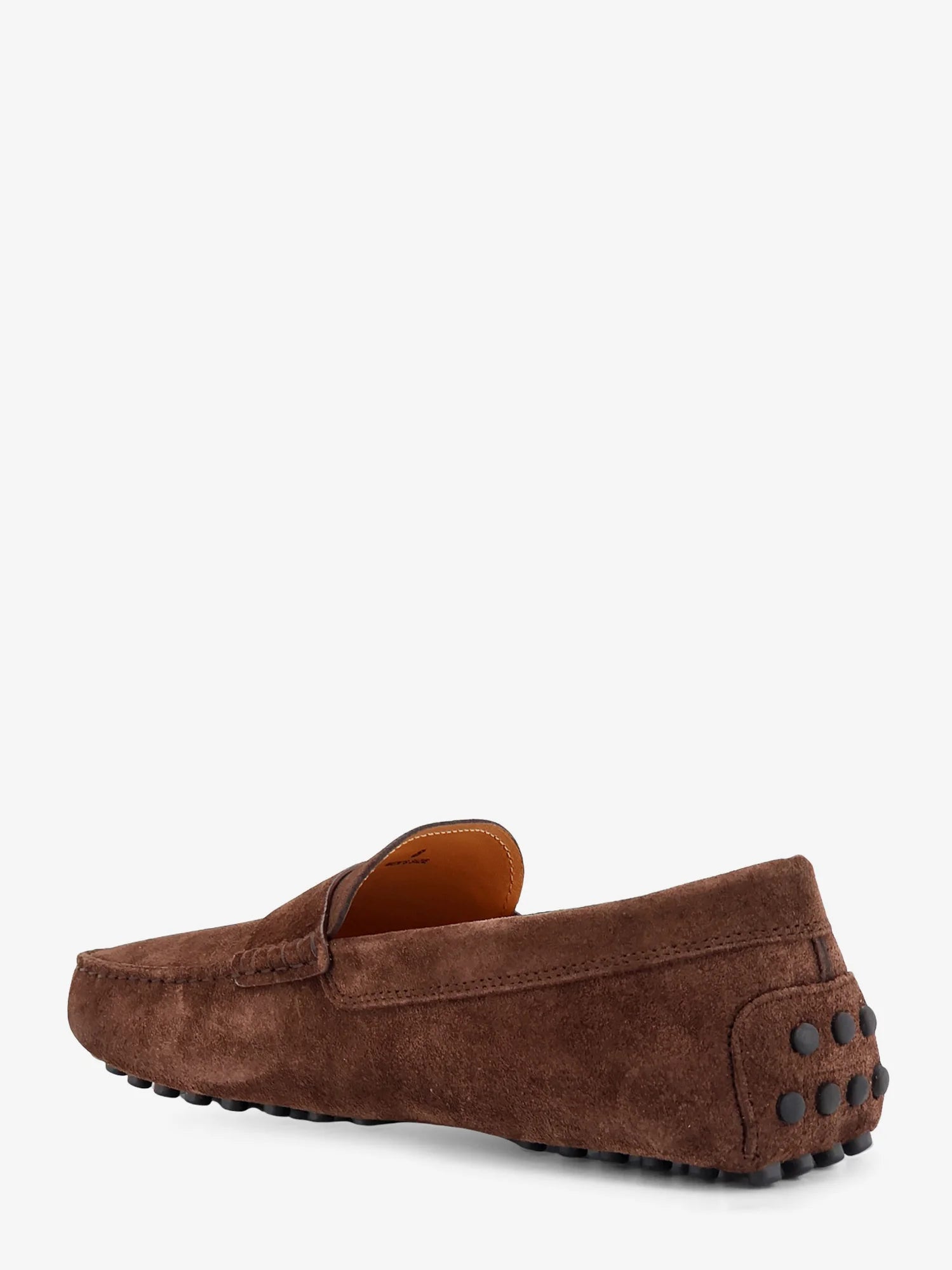 Suede loafers with Gommini detail on the back