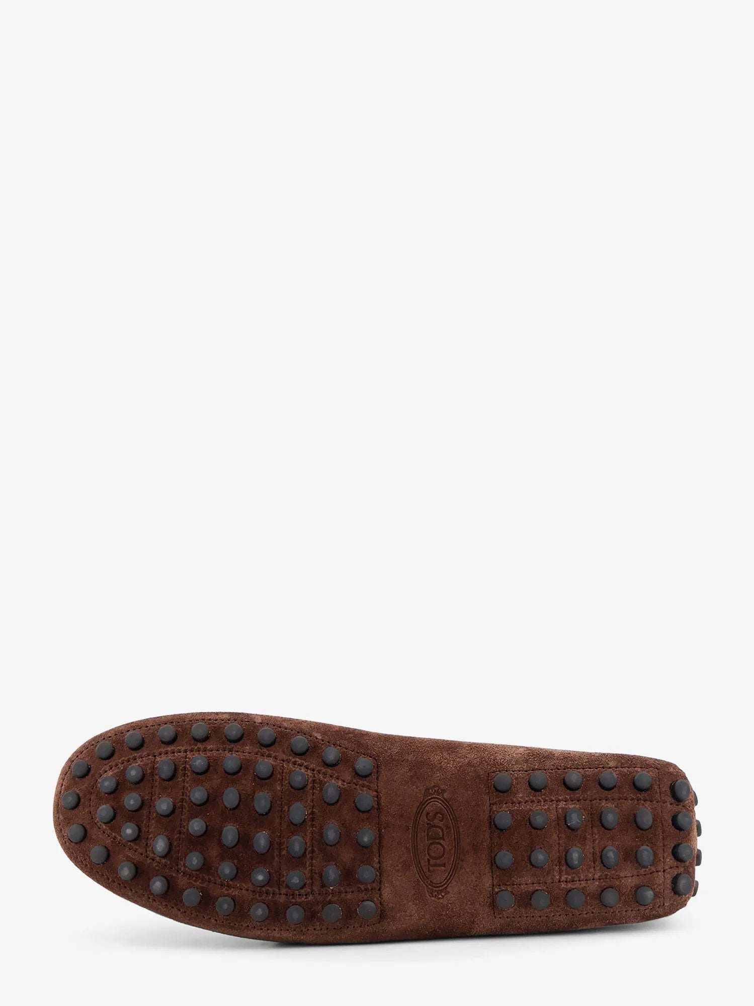 Suede loafers with Gommini detail on the back