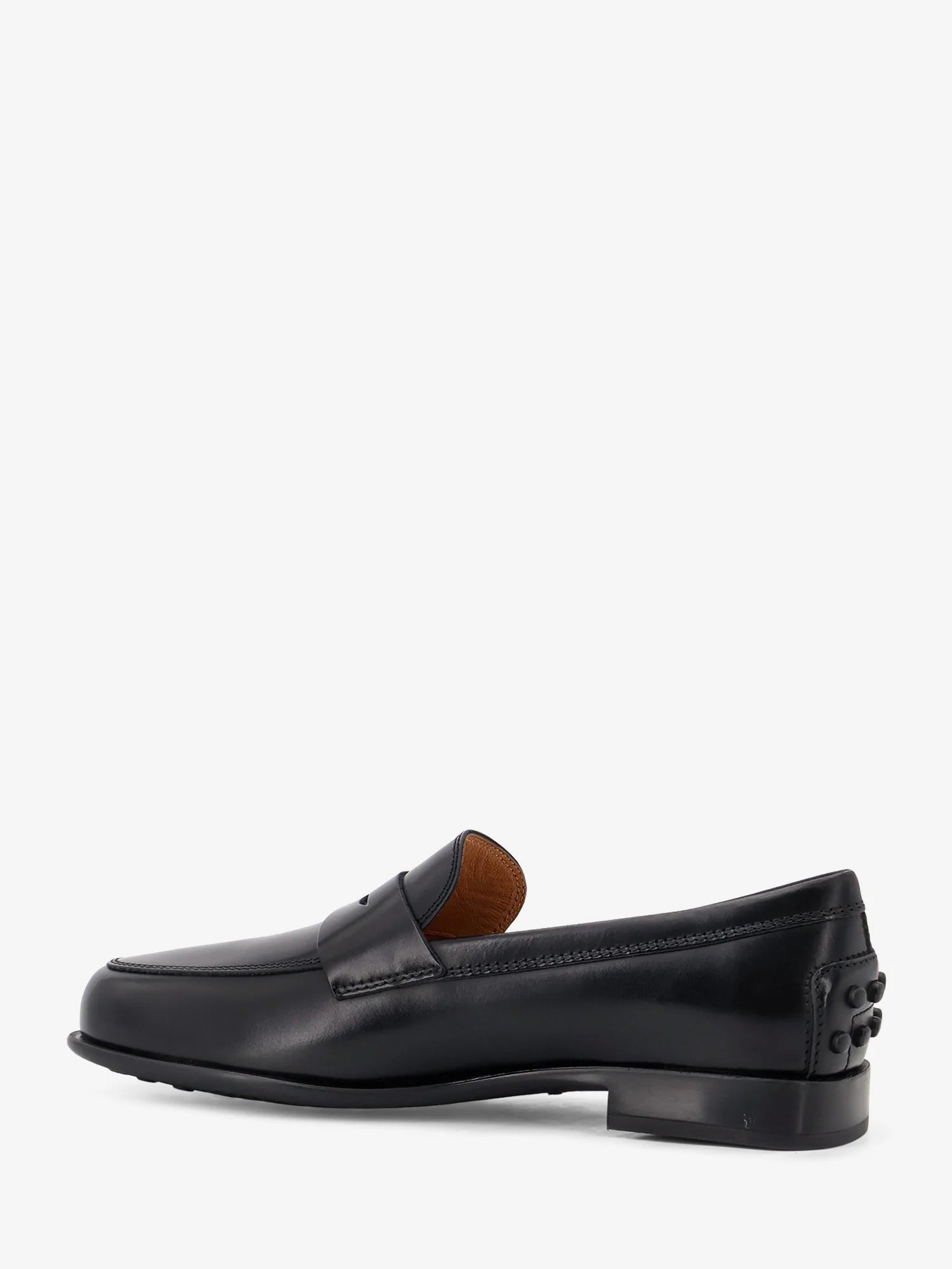 Leather loafers with Gommini detail on the back