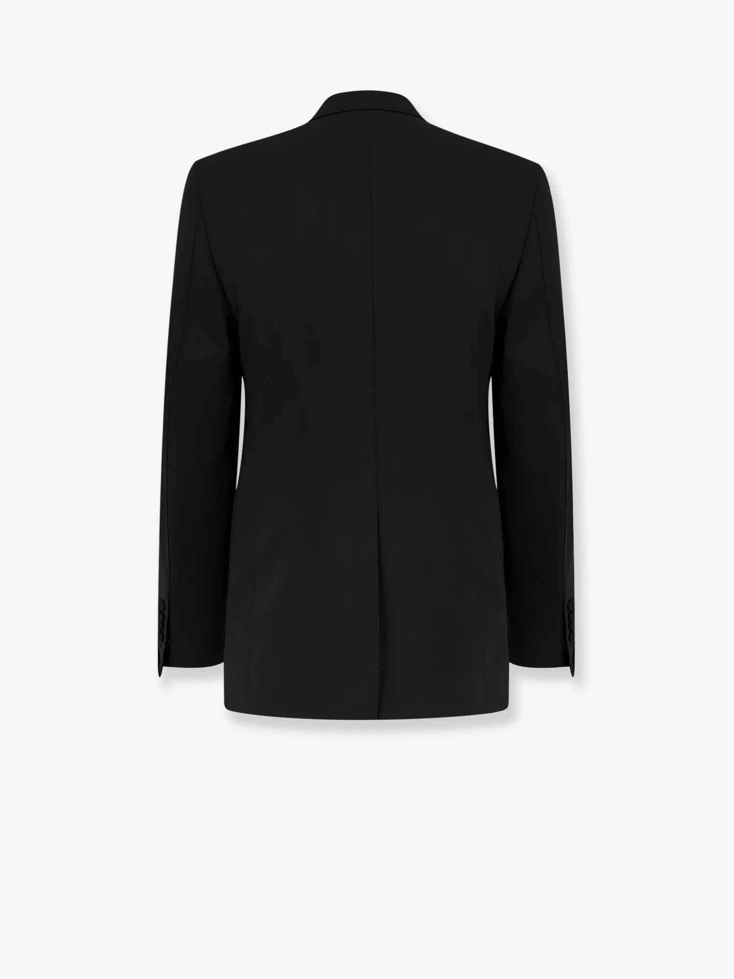 Stretch virgin wool tuxedo with satin profiles