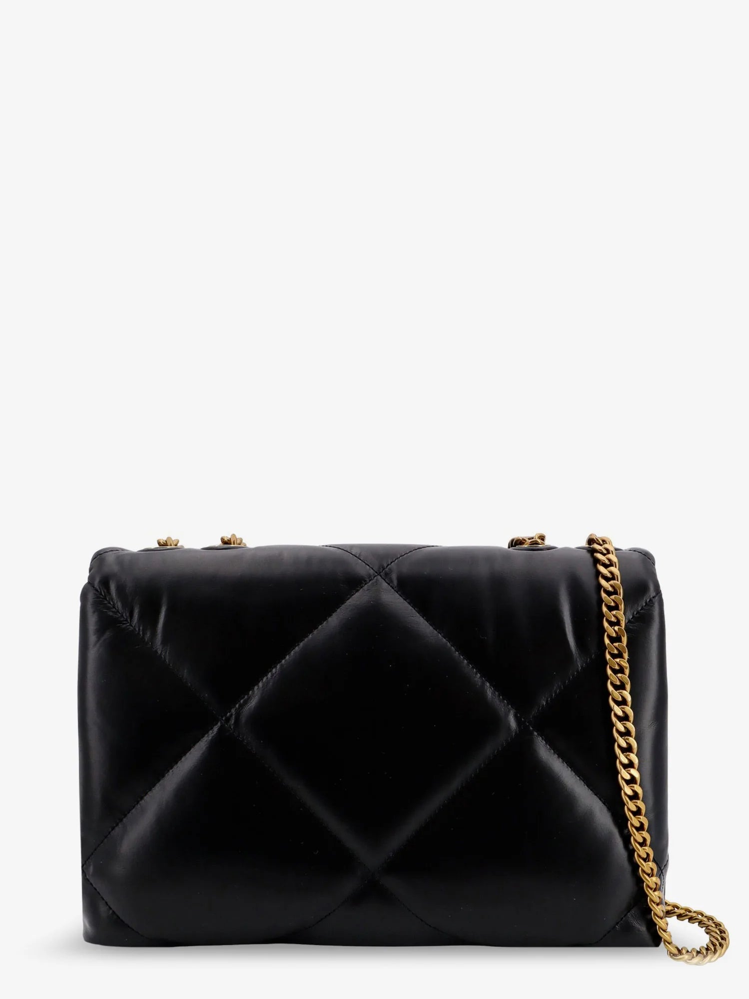 Kira Diamond Quilt Convertible leather crossbody bag