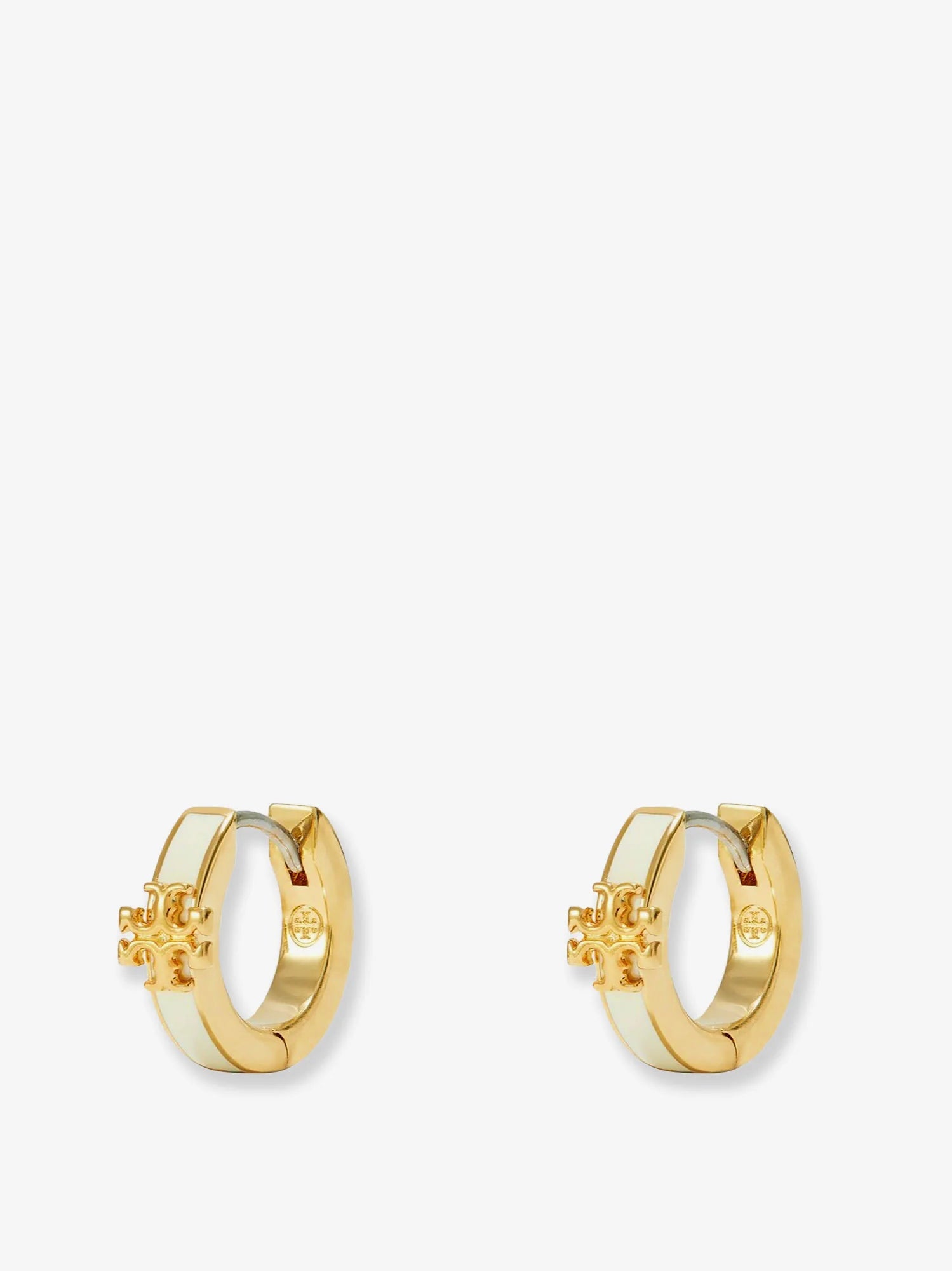 Icon Enamel Huggie Earrings