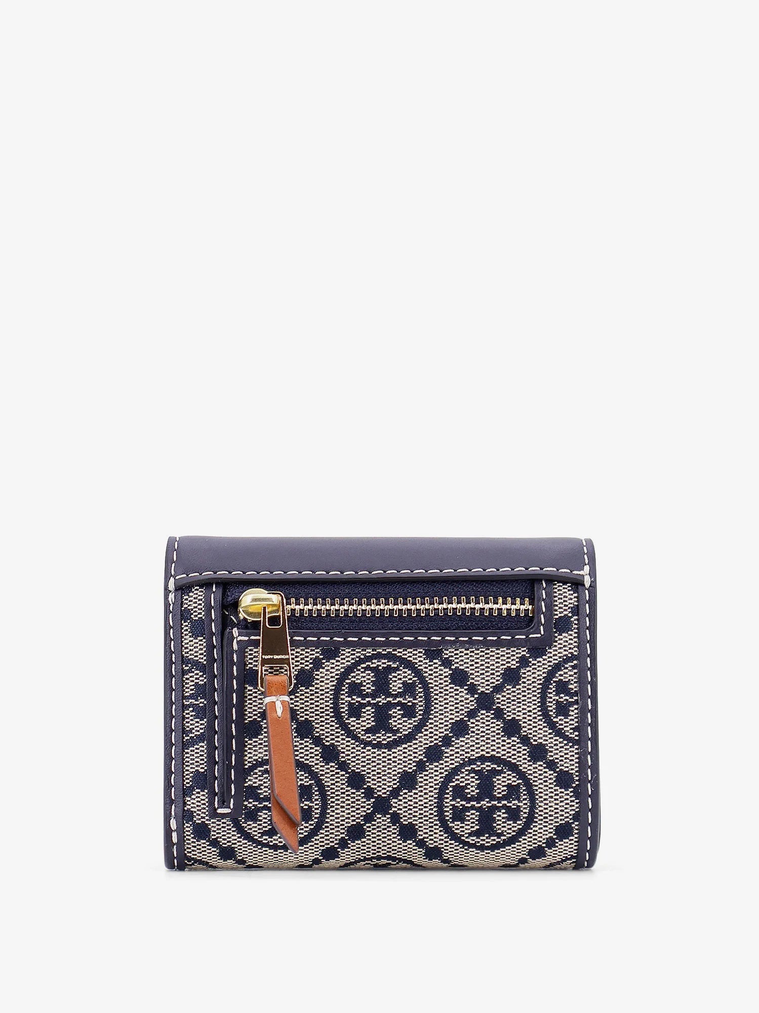T Monogram Envelope leather and T monogram fabric wallet