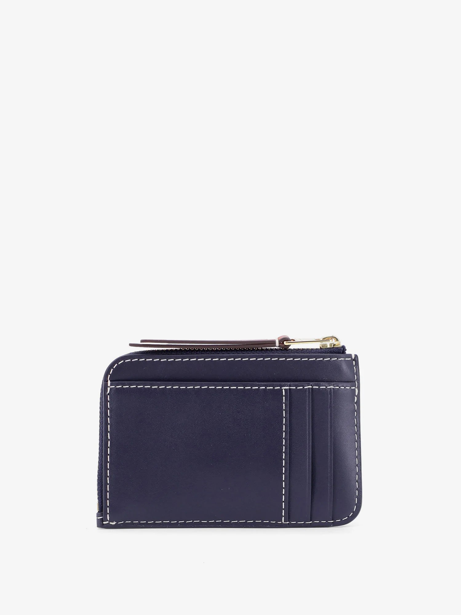 T Monogram Envelope Zip Card Case Wallet