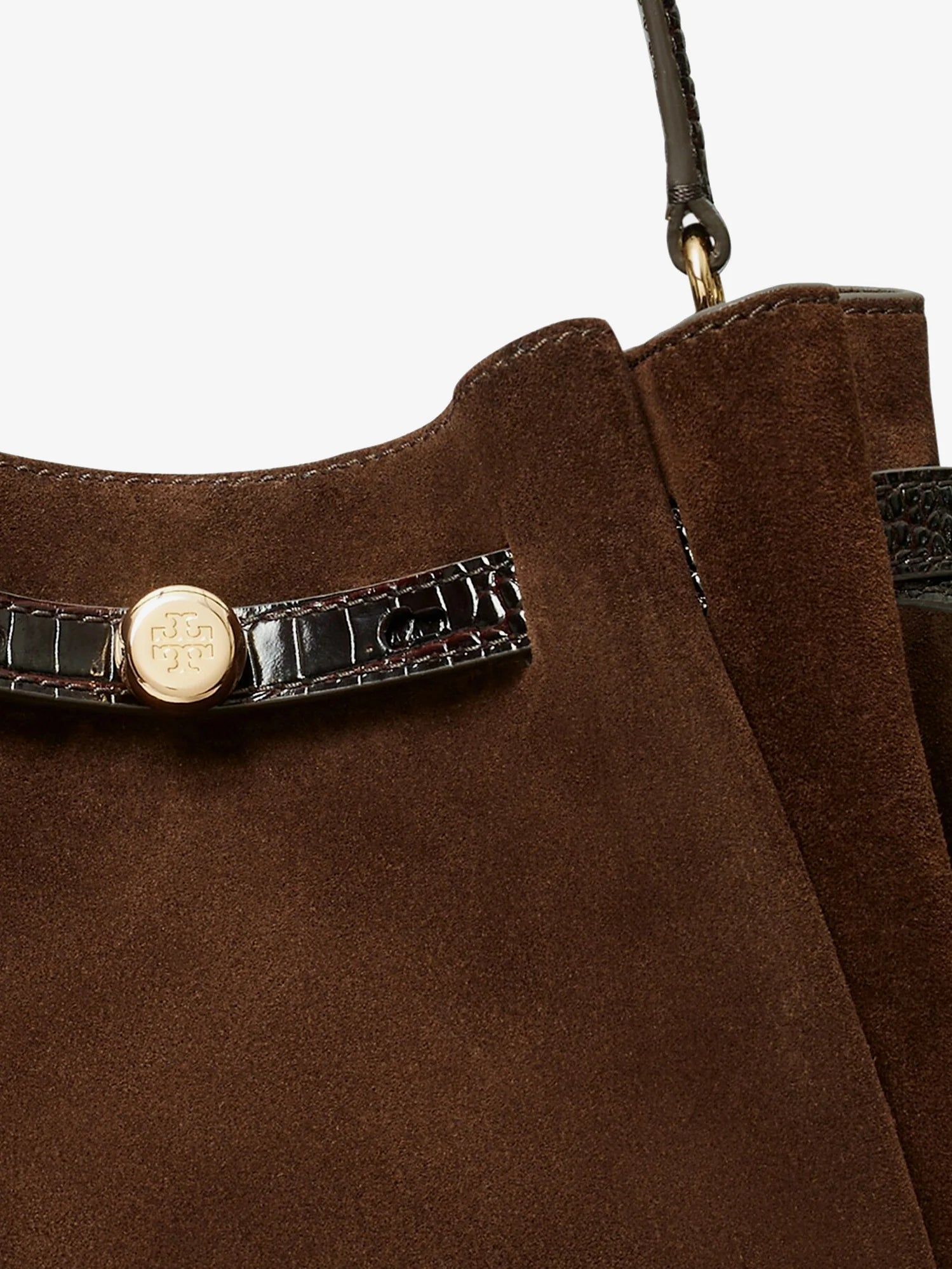 Romy suede bucket bag
