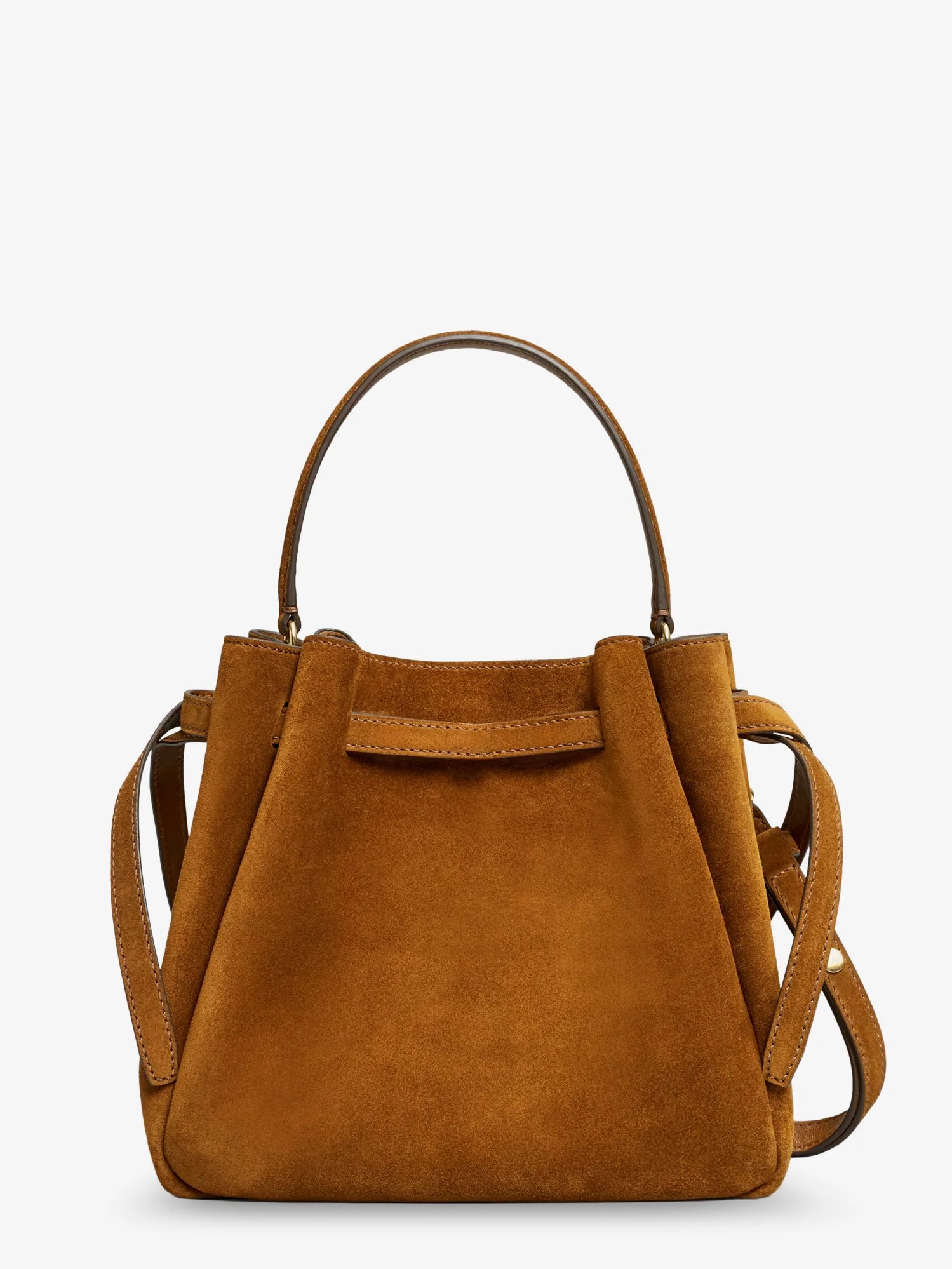 Romy suede bucket bag