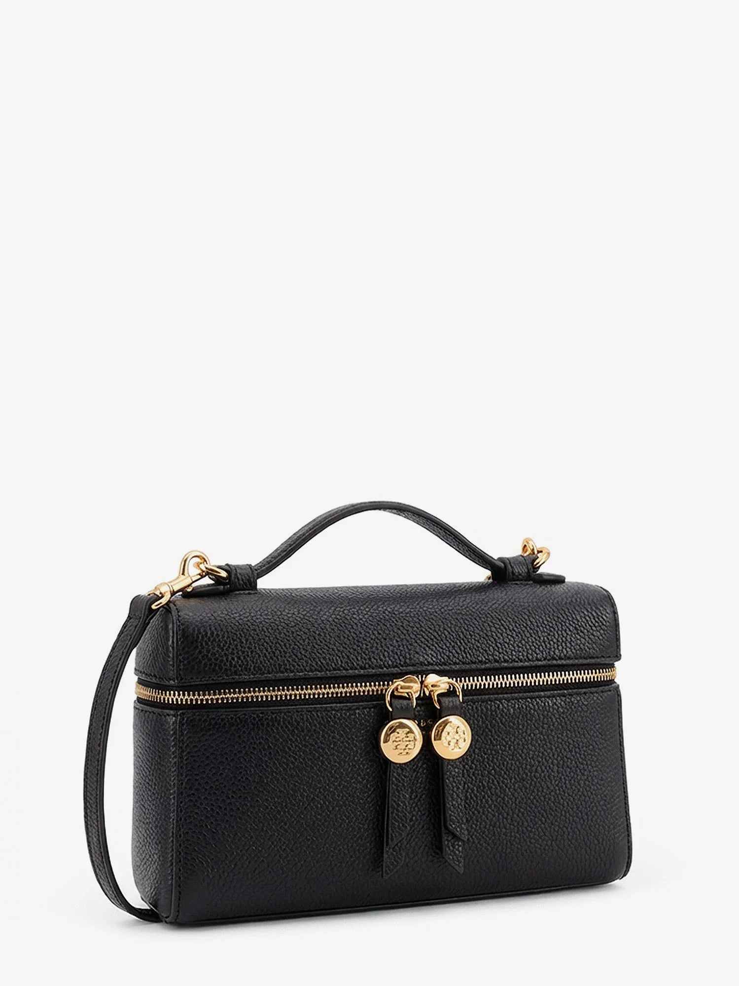 Hammered leather Romy slim shoulder bag