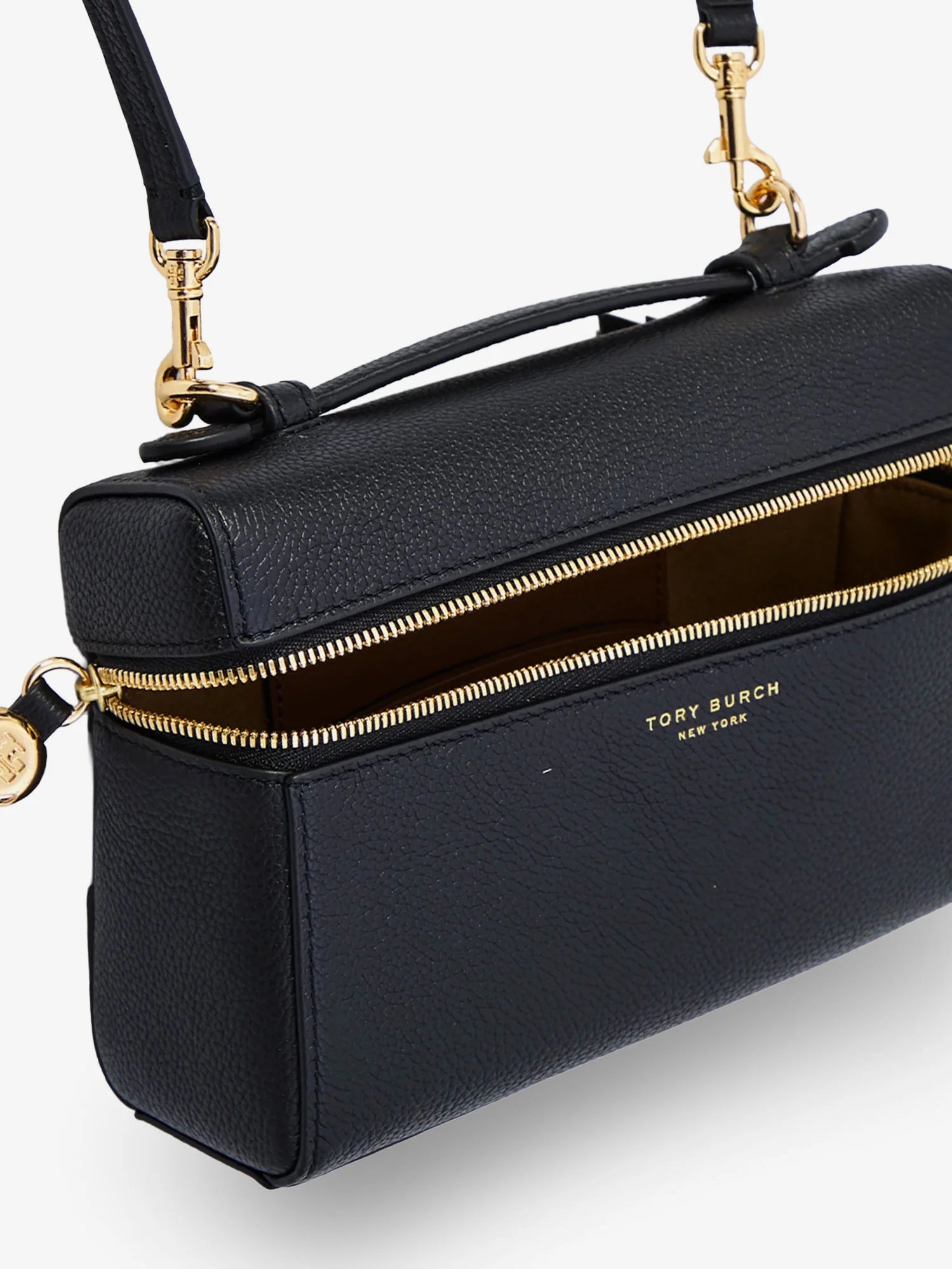 Hammered leather Romy slim shoulder bag