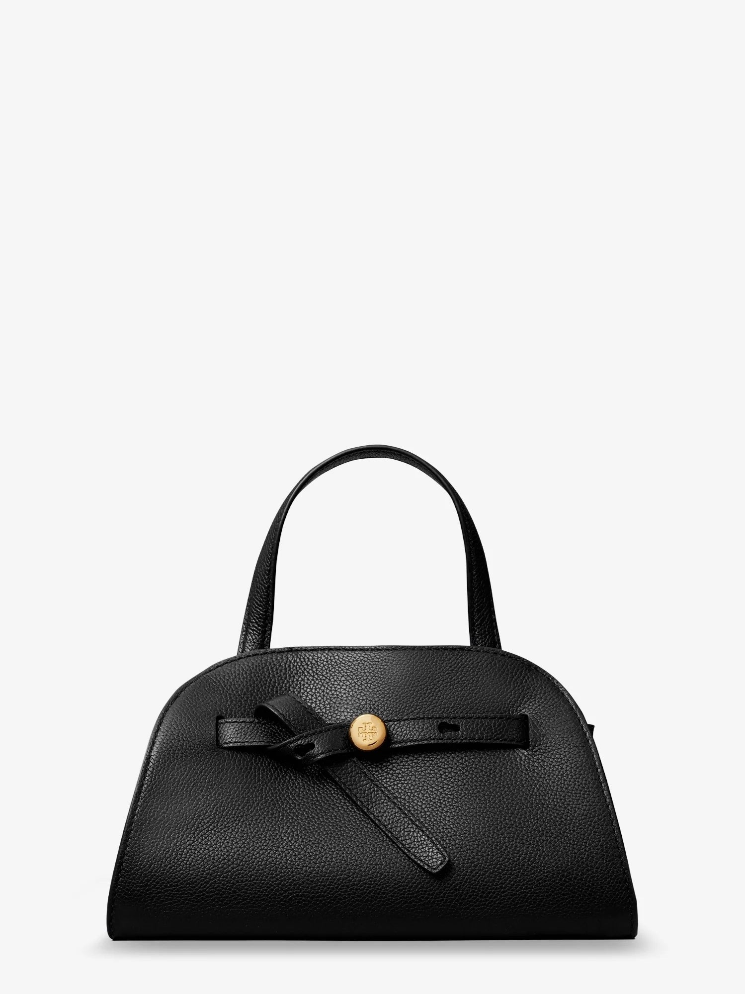 Romy Small Leather Satchel Bag with shoulder strap