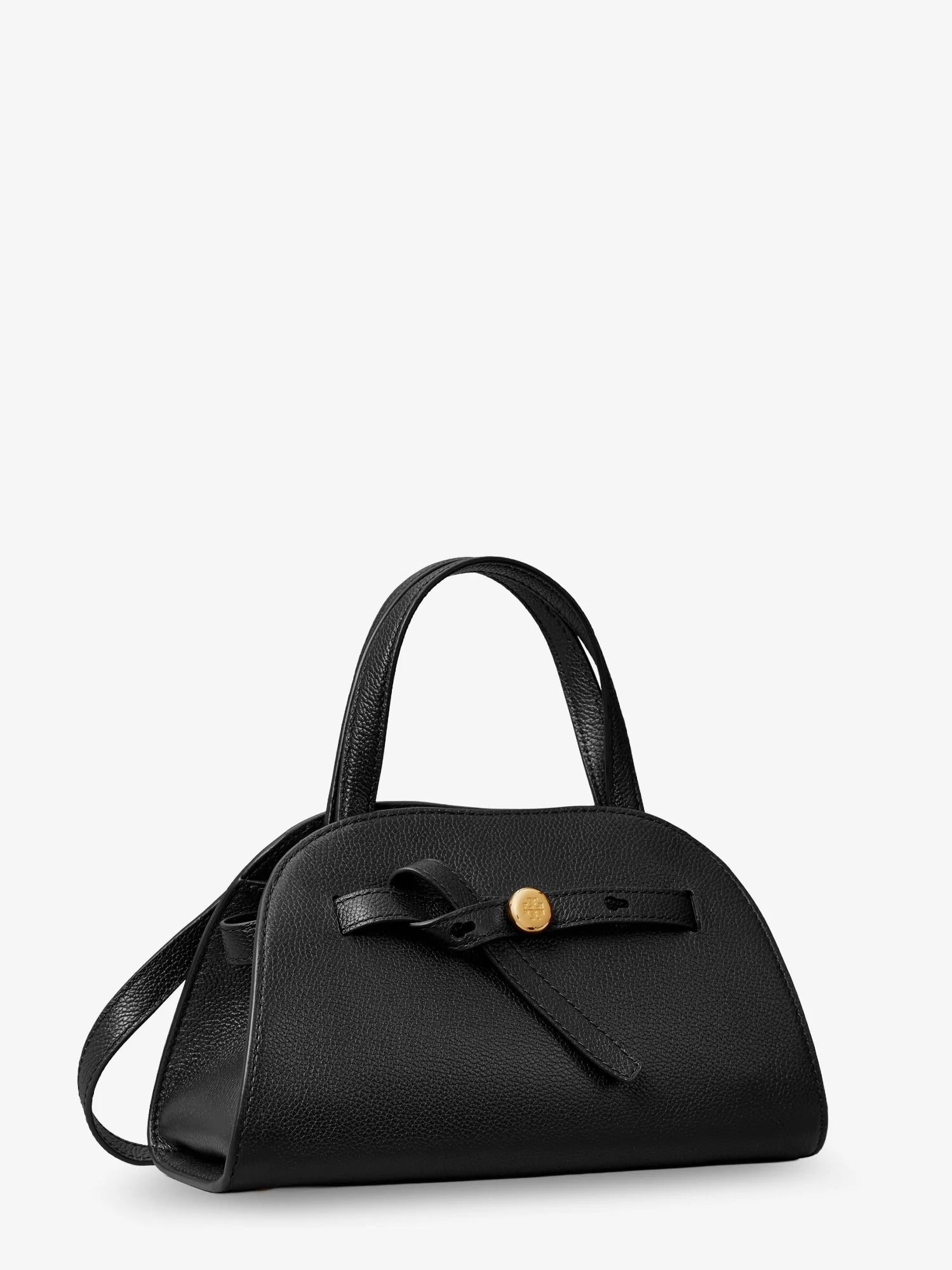 Romy Small Leather Satchel Bag with shoulder strap