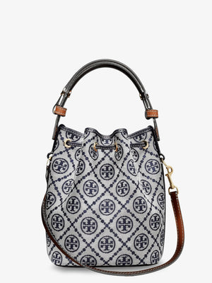 T Monogram cotton-blend bucket bag