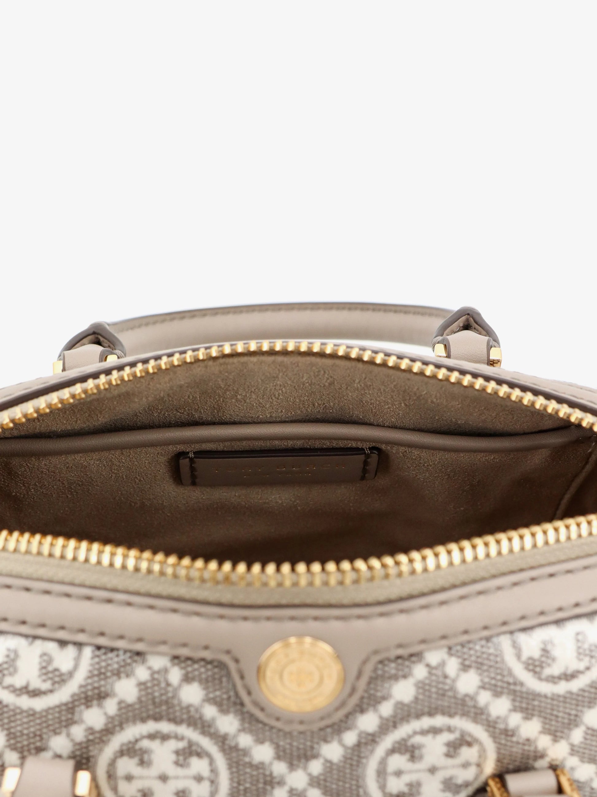 Barrel Bag T Monogram coated canvas handbag