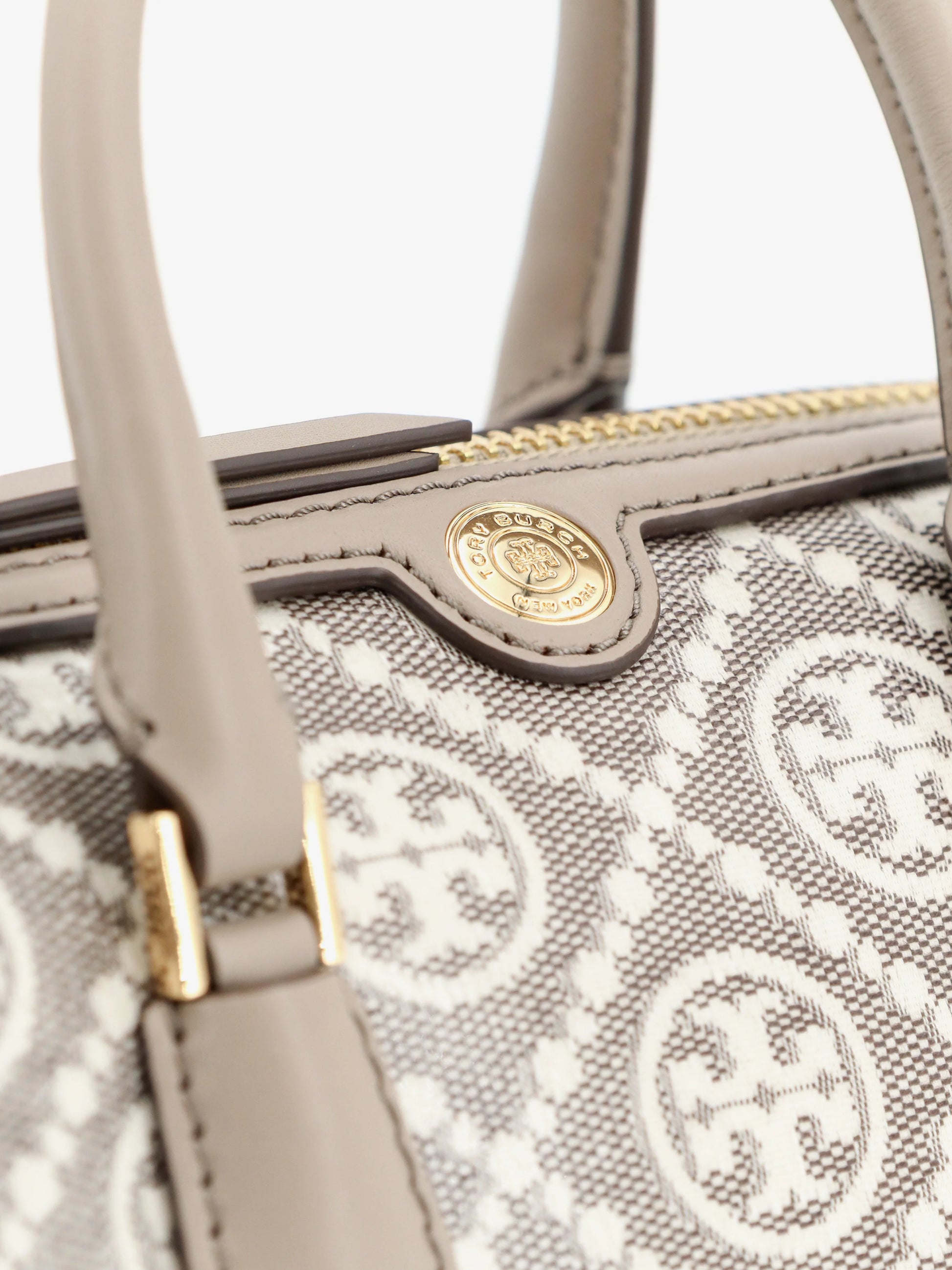 Barrel Bag T Monogram coated canvas handbag