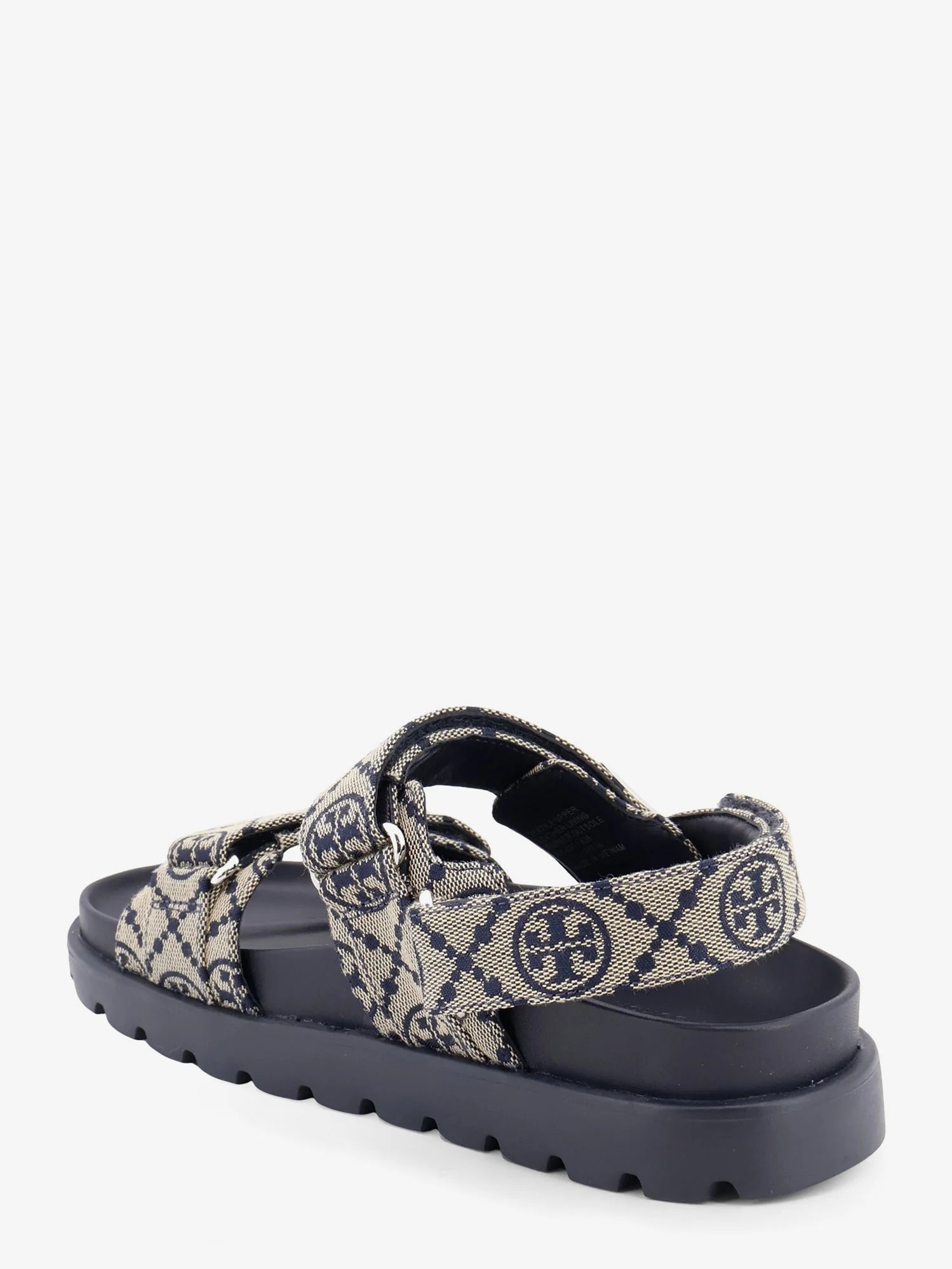 T Mono Perfect Monogram fabric sandals