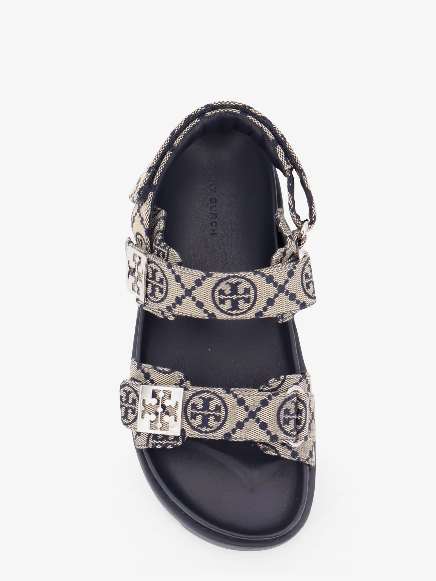 T Mono Perfect Monogram fabric sandals